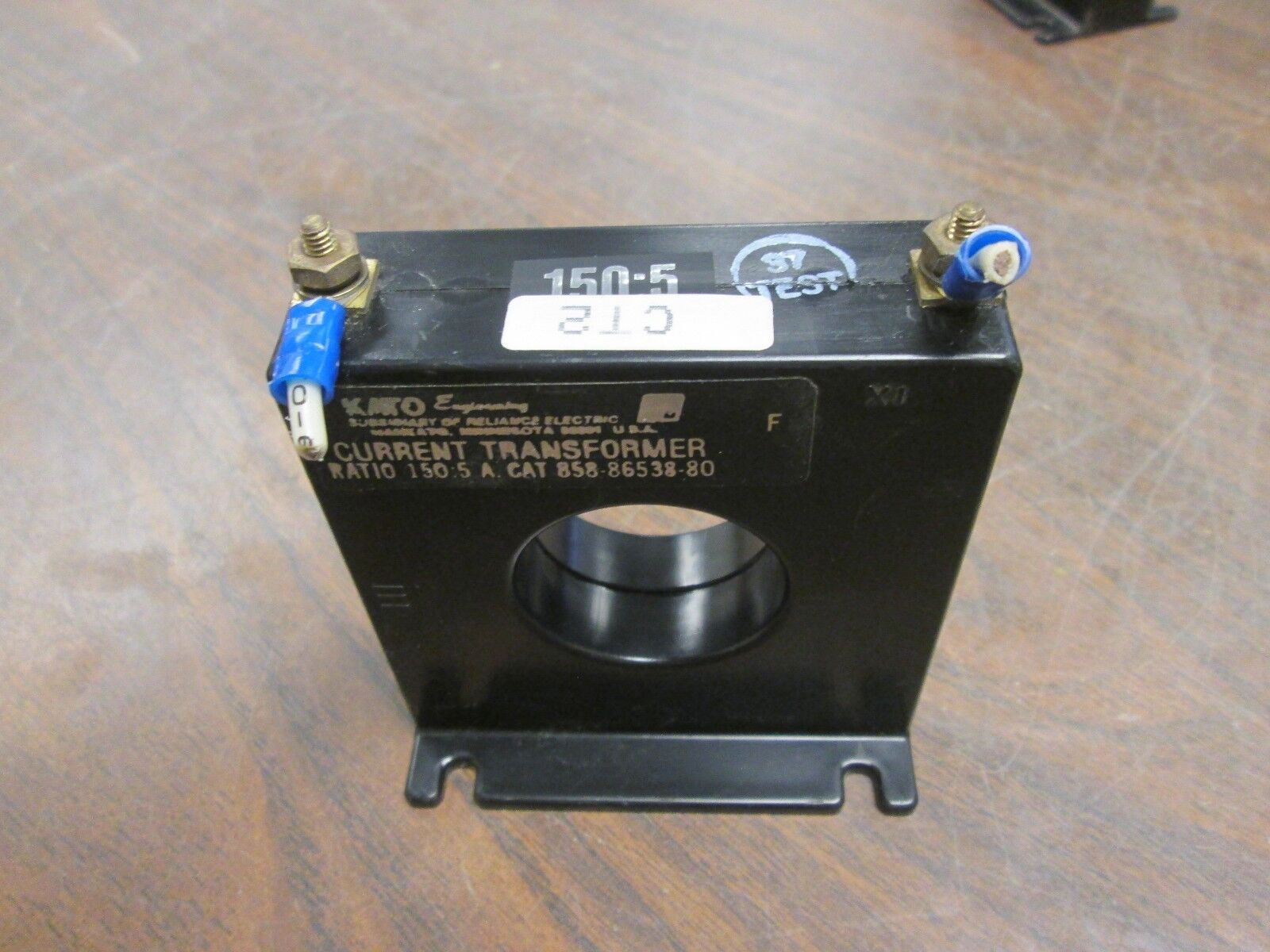 Kato Current Transformer 858-86538-80 Ratio 150:5A Used