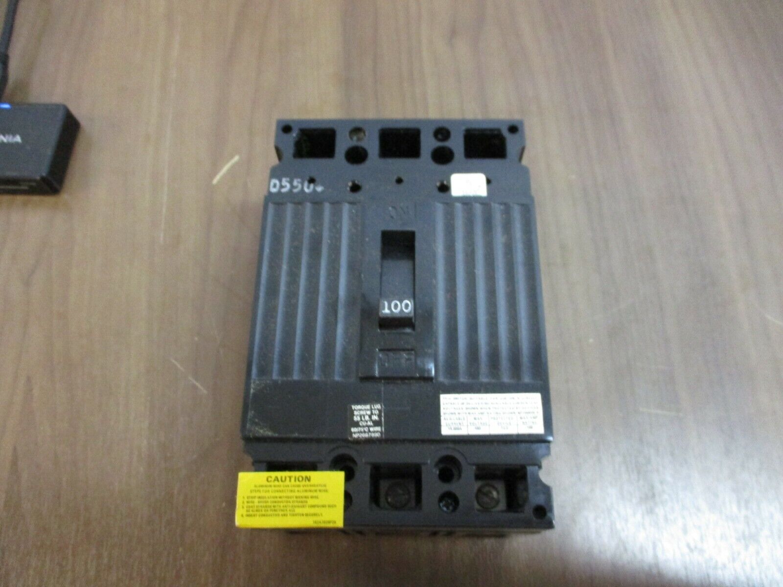 GE TED Circuit Breaker TED134Y100 100A 480V 3P New Surplus