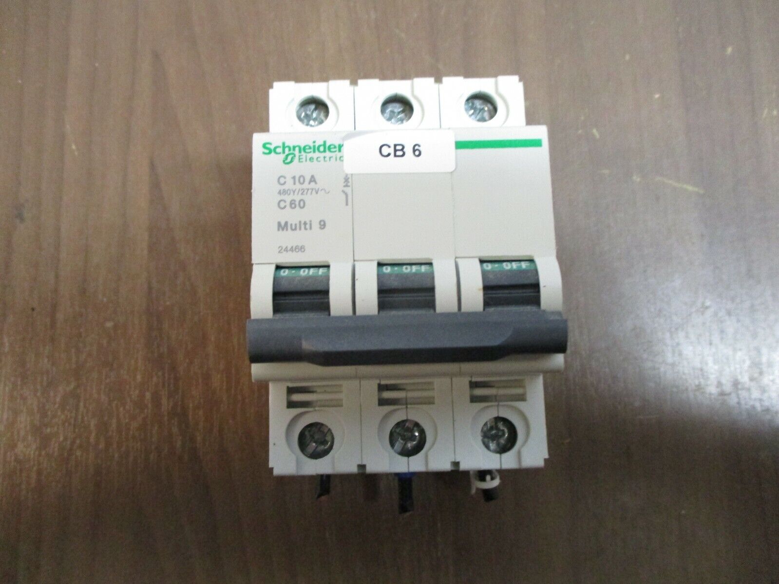 Schneider Electric Multi 9 Circuit Breaker 24466 10A 480Y/277V 3P Used