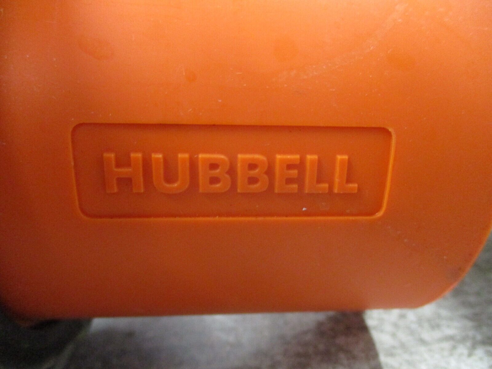 Hubbell Reverse Service Inlet 4100B12W 100A 125/250V W/Cover Used