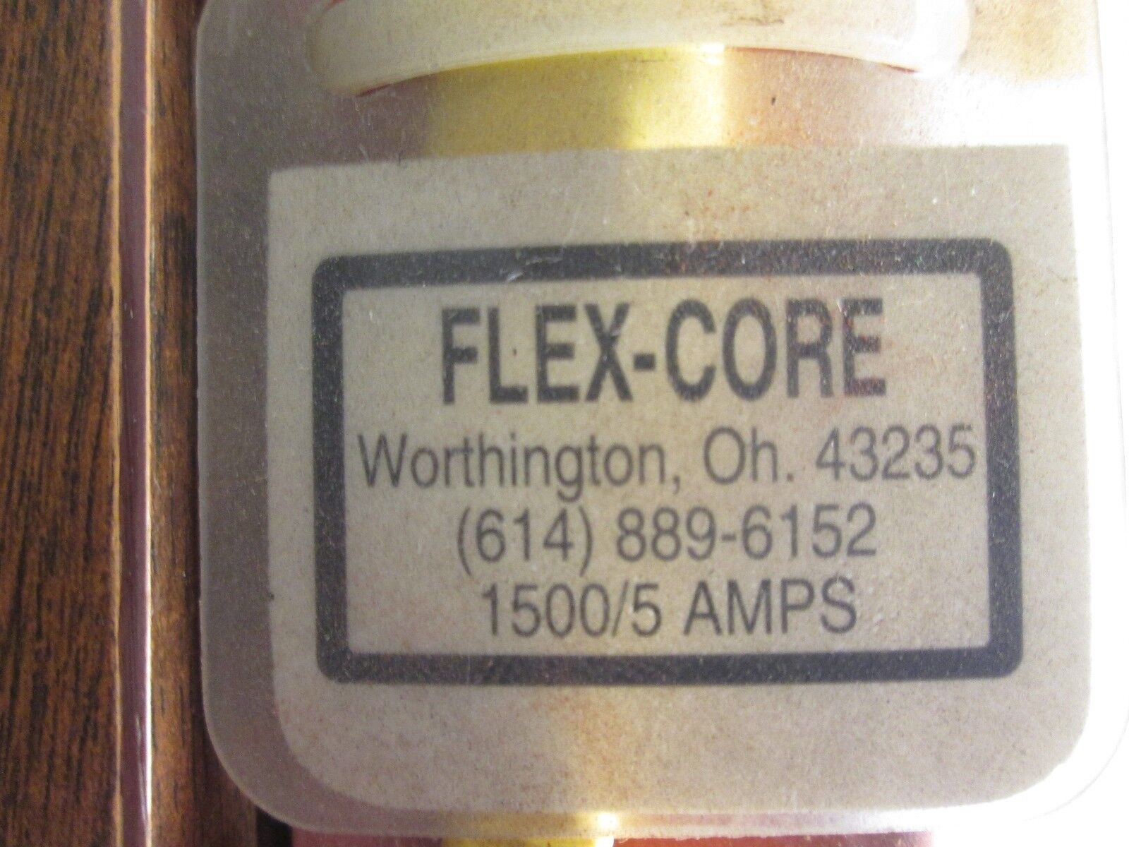 Flex-Core Current Transformer  1500/5A used