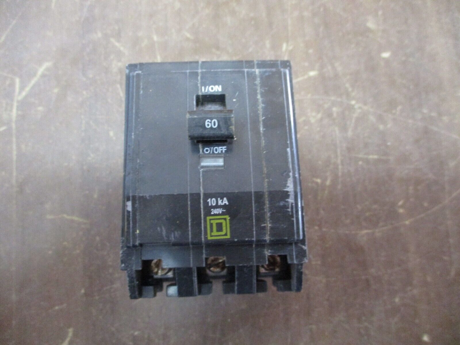 Square D Clip-On Circuit Breaker QO360 60A 240V 3P Used