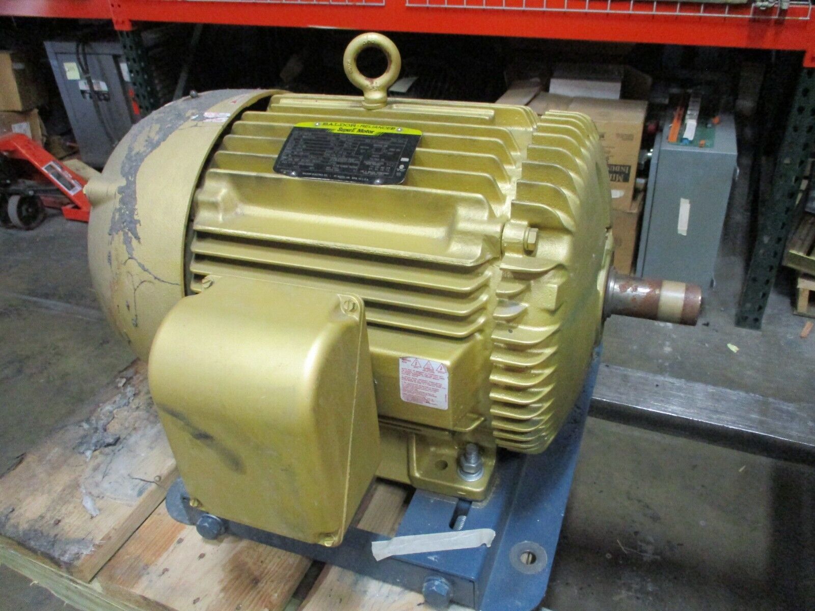 Baldor Super-E AC Motor EM4114T 50HP 3600RPM 230/460V 3Ph 60Hz TEFC New Surplus