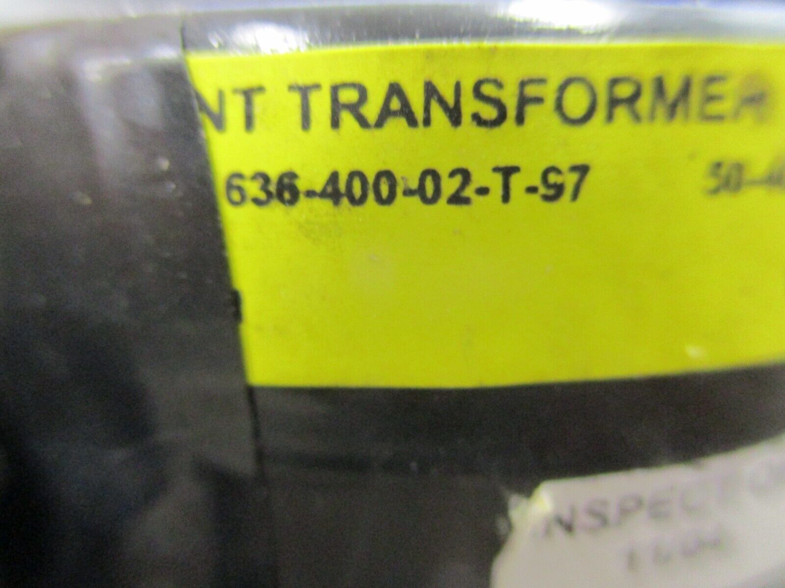 WICC Current Transformer 636-400-02-T-97 Ratio 400:0.1A 600V 50-400Hz Used