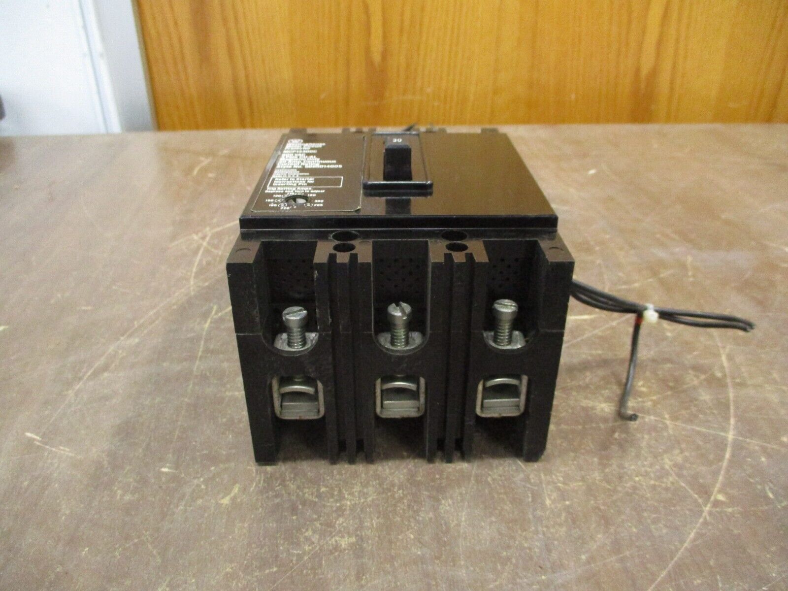 Westinghouse Motor Protector Circuit Breaker MCP13300C 30A Trip: 100-300A 600V