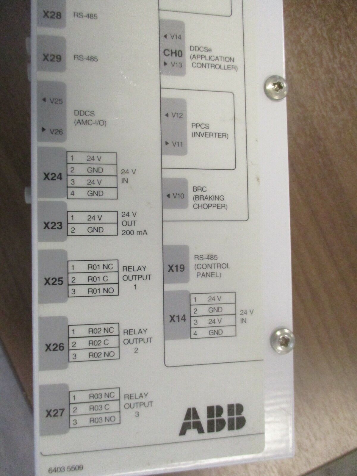 ABB Drive Control Unit NDCU-11 24V Used