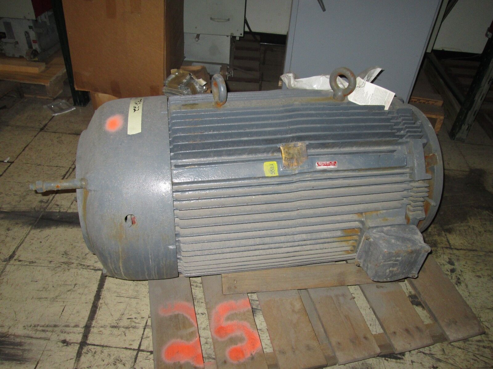 Westinghouse  Motor  TBFC  200HP  1800 RPM  449HPH Frame  2300V  45A