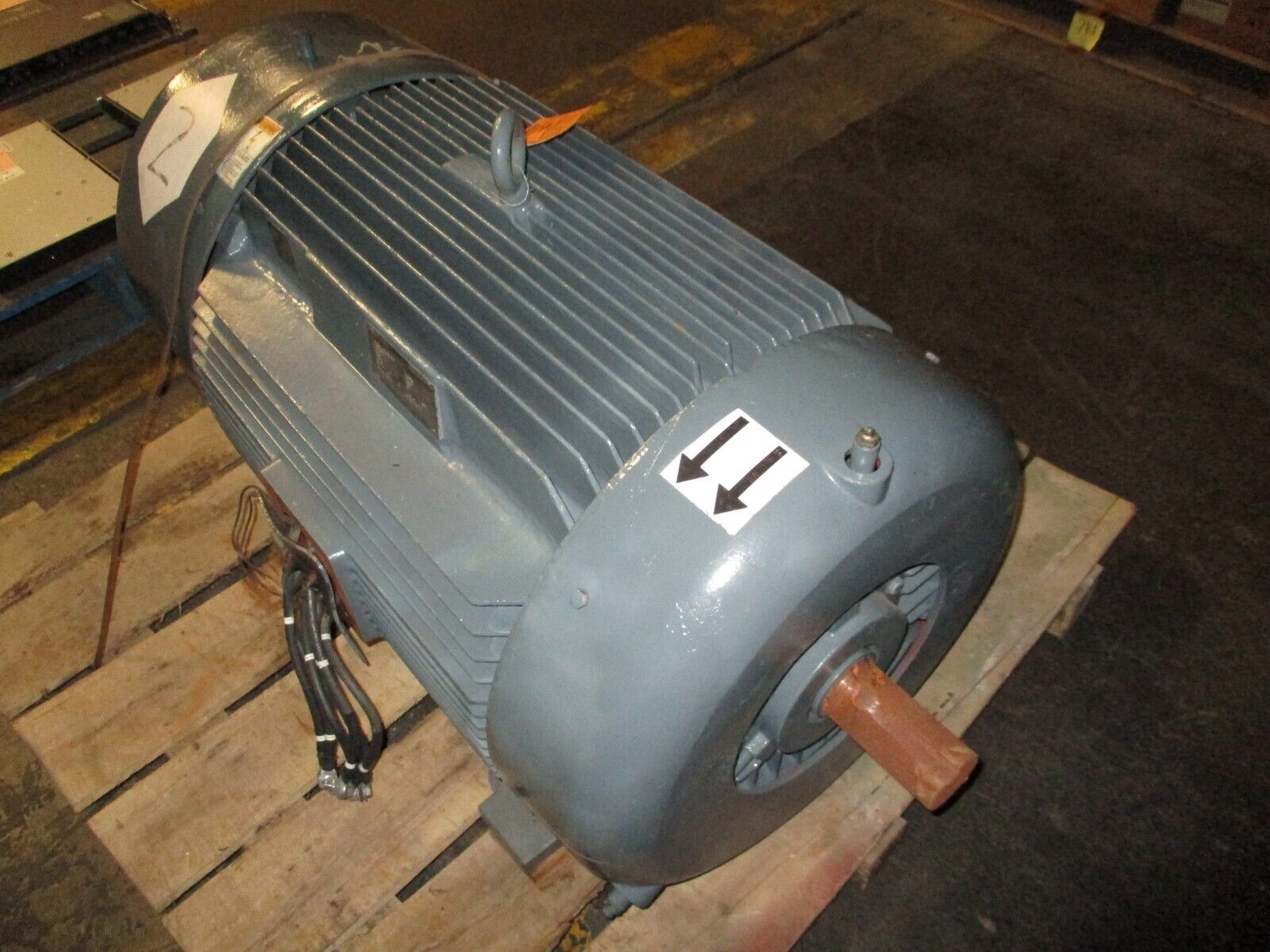 Siemens Induction Motor 1LA044728E42B 200HP 3600RPM 208A 460V 3Ph 60Hz Used