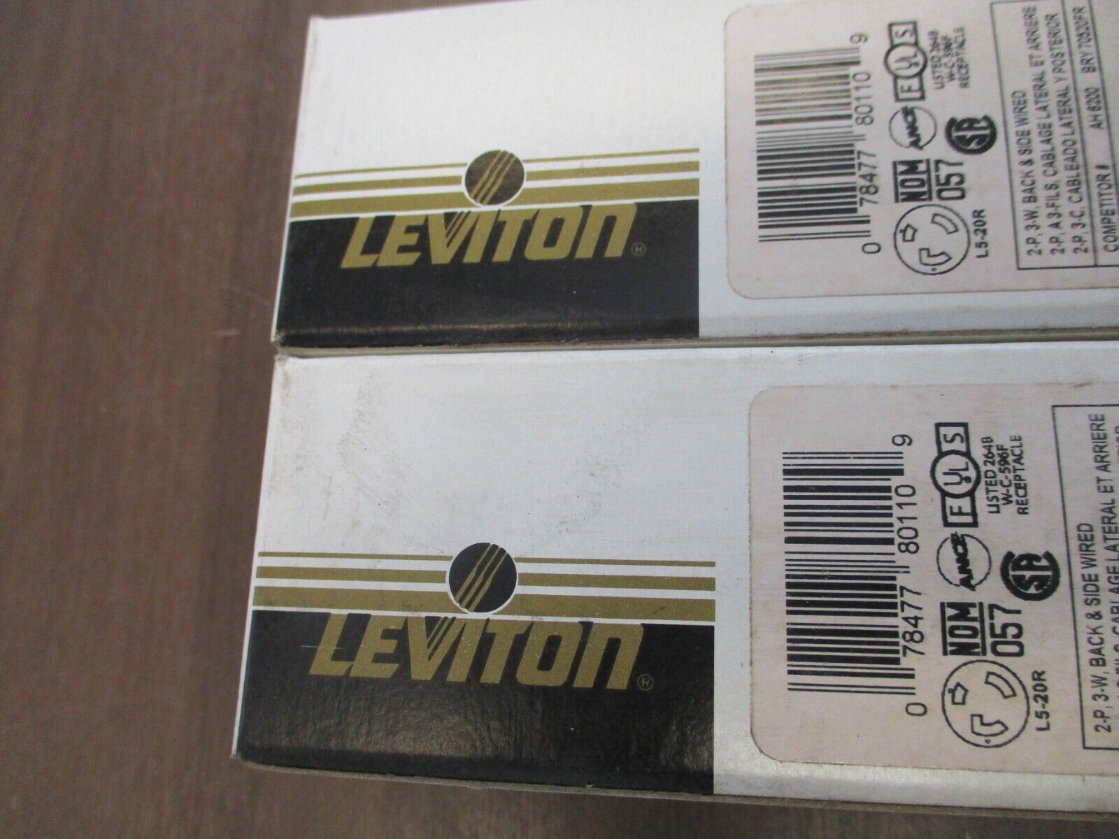 Leviton Locking Receptacle 2310 20A 125V Black *Lot of 2* New Surplus