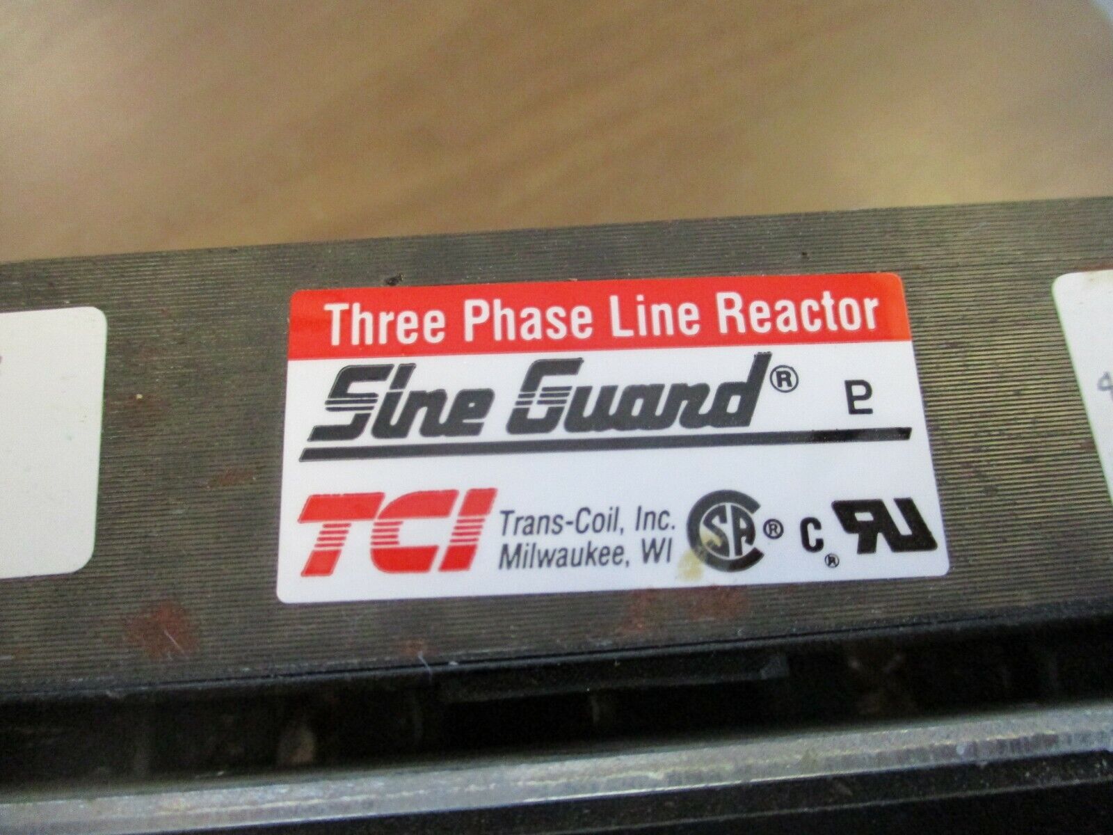 TCI Sine Guard 3Ph Line Reactor KLR25ATB 25A 600V 60Hz Used