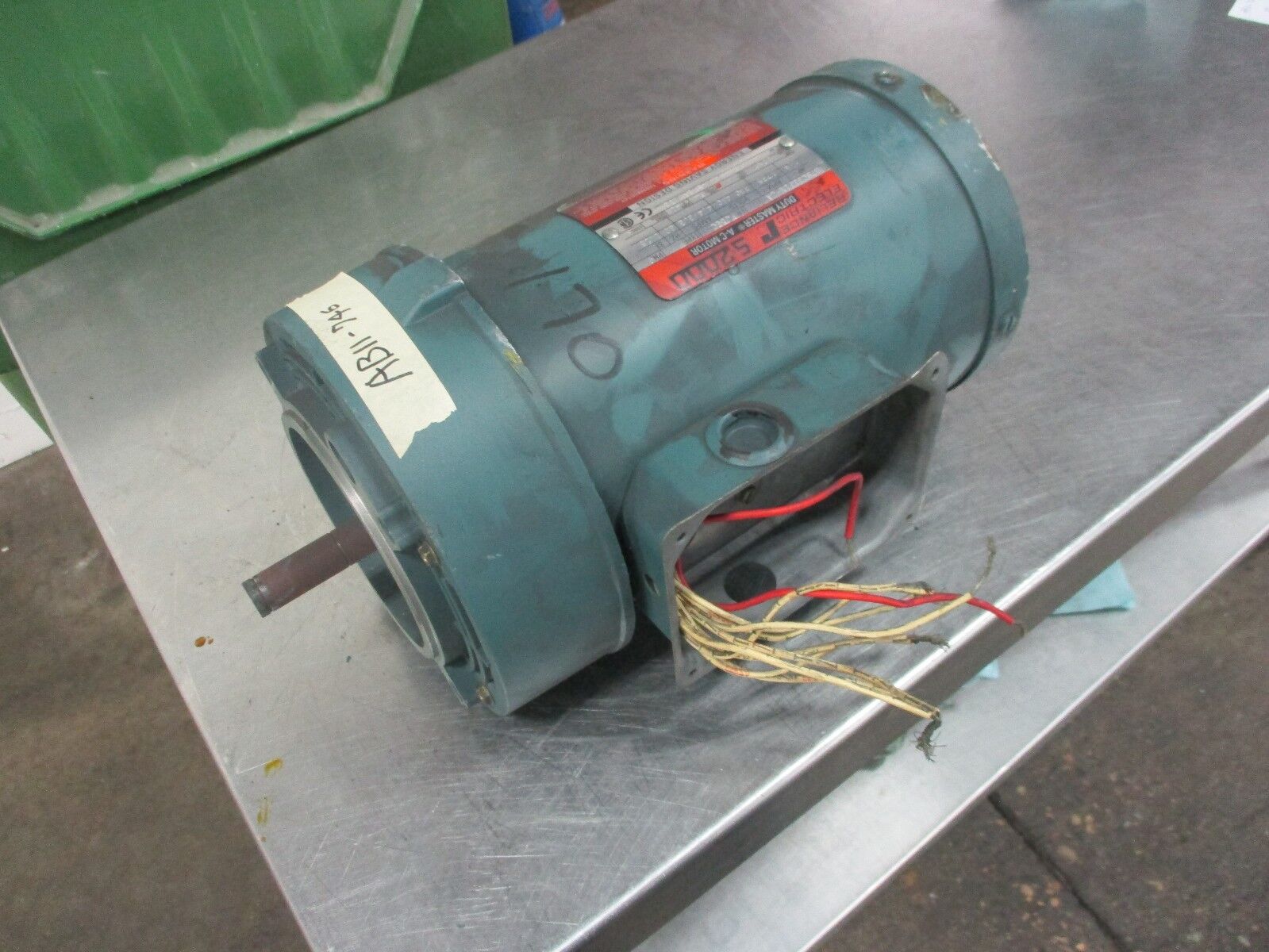 Reliance Duty Master AC Motor B79C3131N-GA 1.5HP 1800RPM FR:FJ56C 230/460V Used