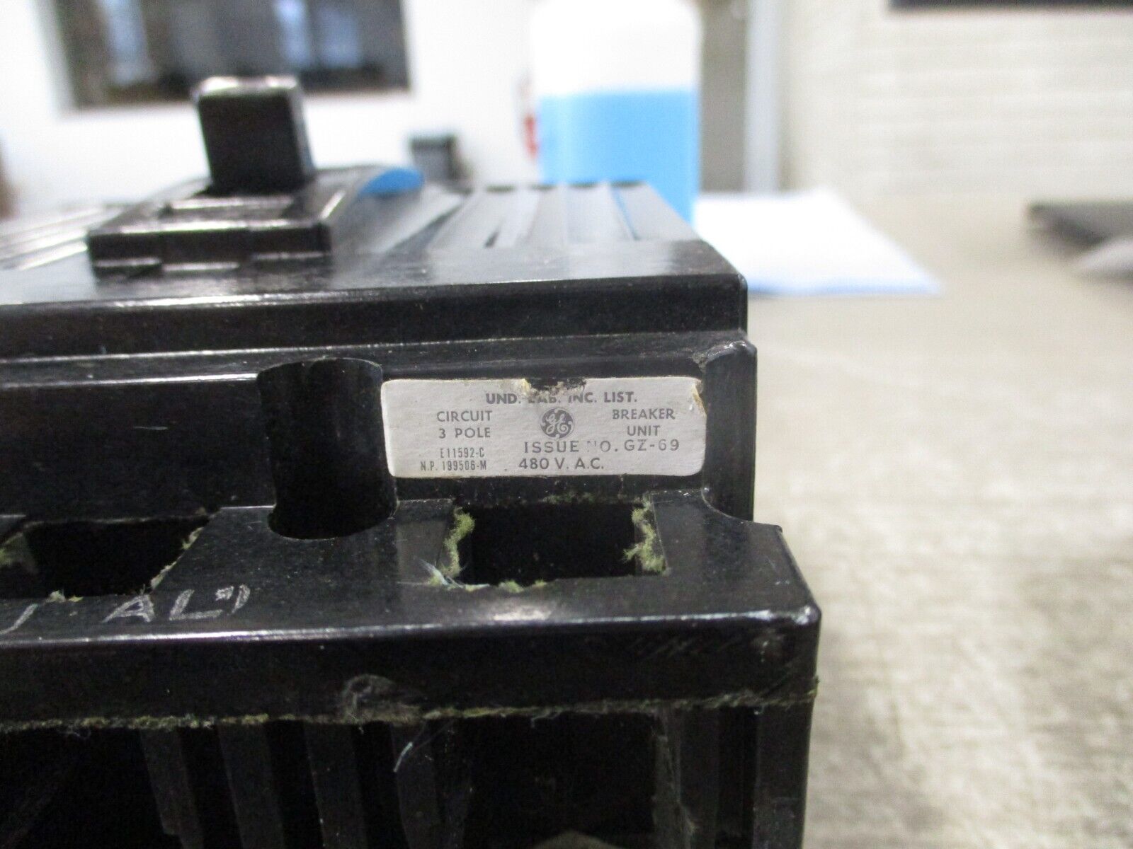 GE Circuit Breaker TEF134040 40A 480V 3P Used