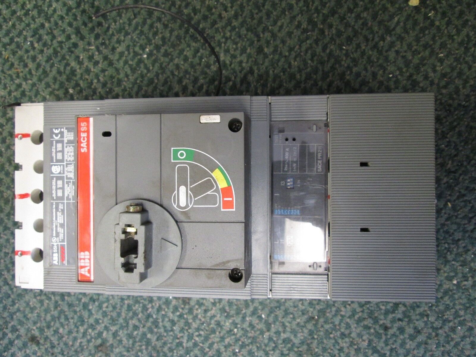 ABB 3P Breaker Disconnect S5H 400A 600V 3P SACES5 Used