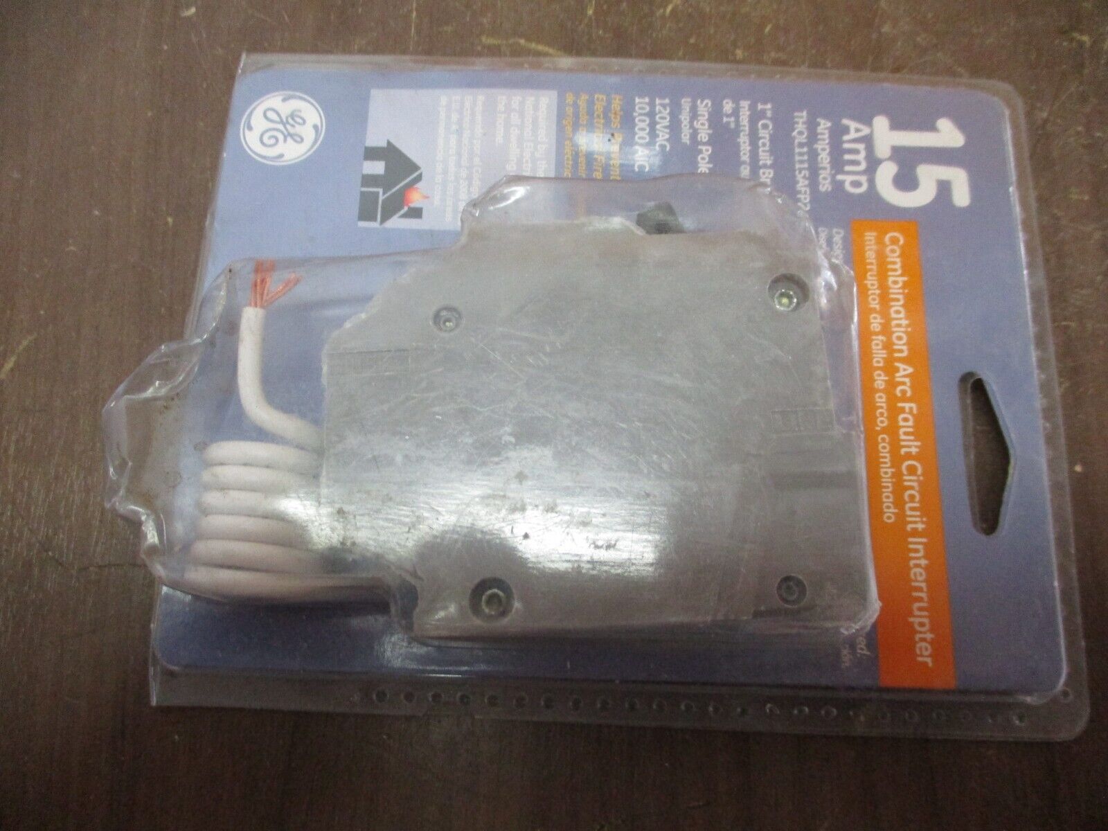 GE Circuit Breaker THQL1115AFP2 15A 120V 1P New Surplus