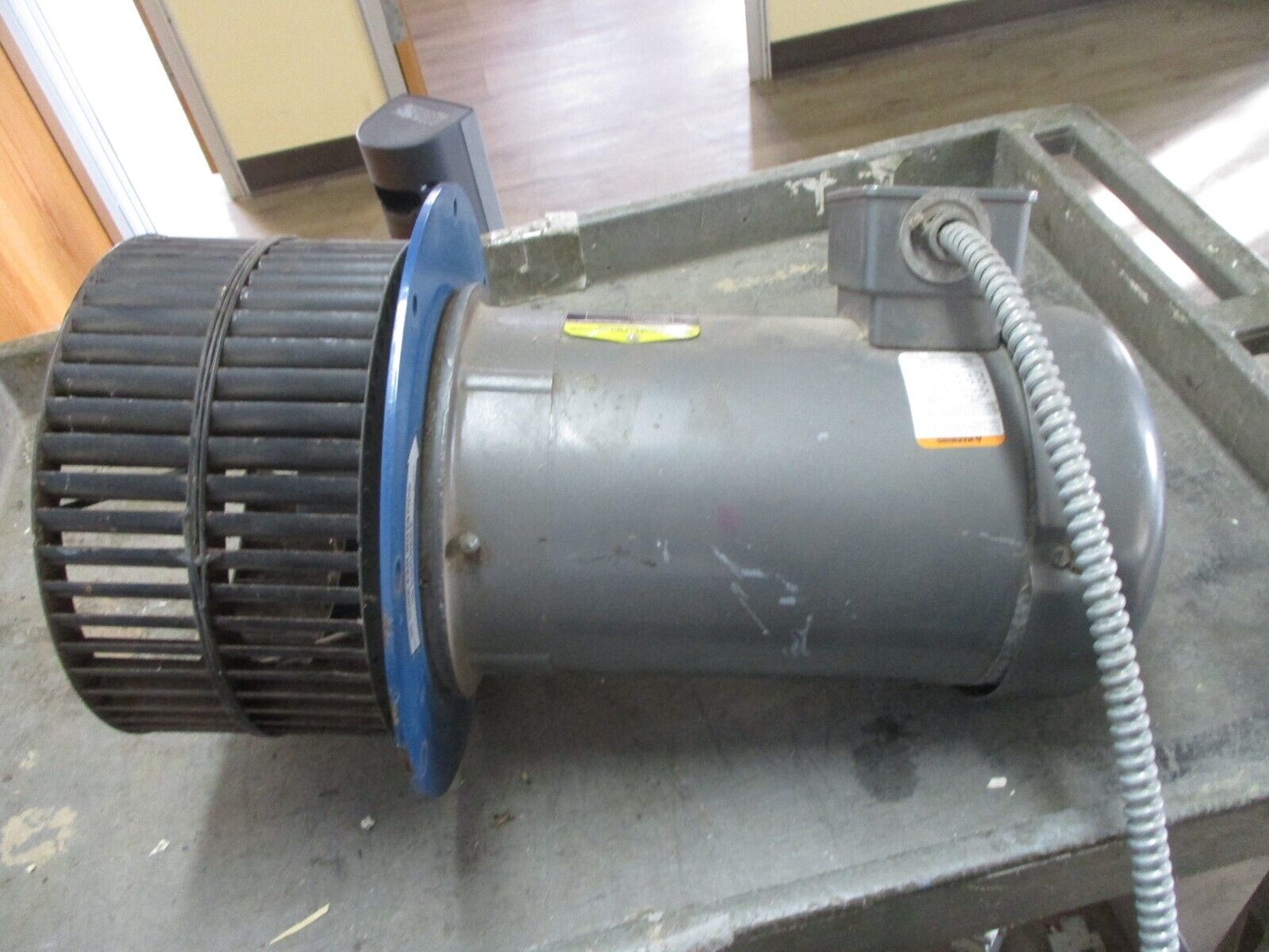 Baldor Motor VM3219T 7.5HP 3600RPM 208-230/460V 18.8-17.4/8.7A 3Ph 60Hz Used