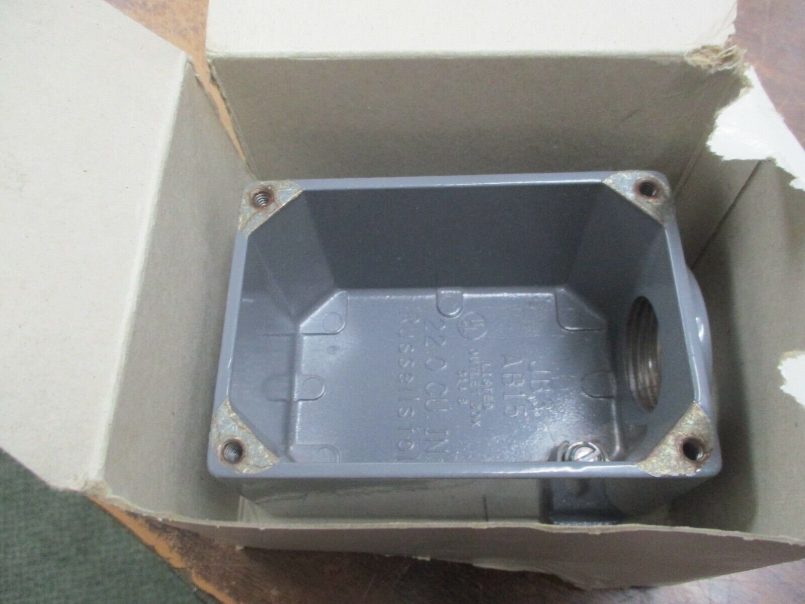 Russellstoll Junction Box JB3-B100 New Surplus