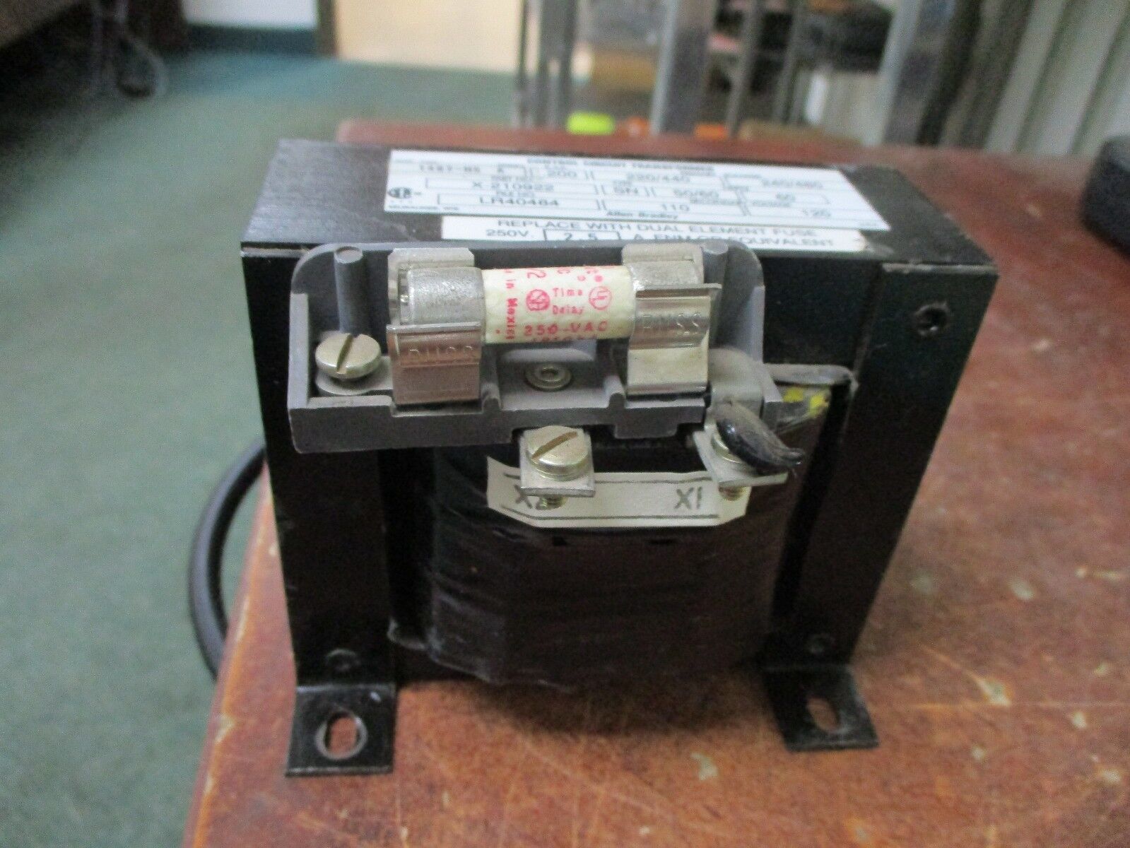 Allen-Bradley Type SN Control Transformer 1497-N5-A 0.200KVA Pri: 240/480V Used