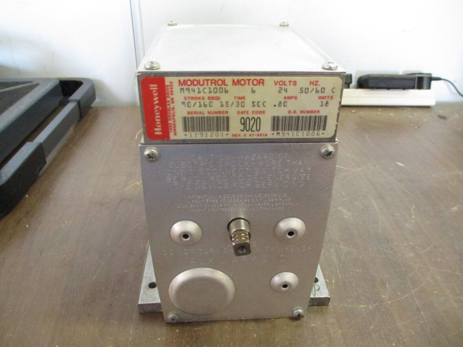 Honeywell Modutrol Motor M941C1006 18W 24V 50/60Hz 0.80A Stroke: 90/160°