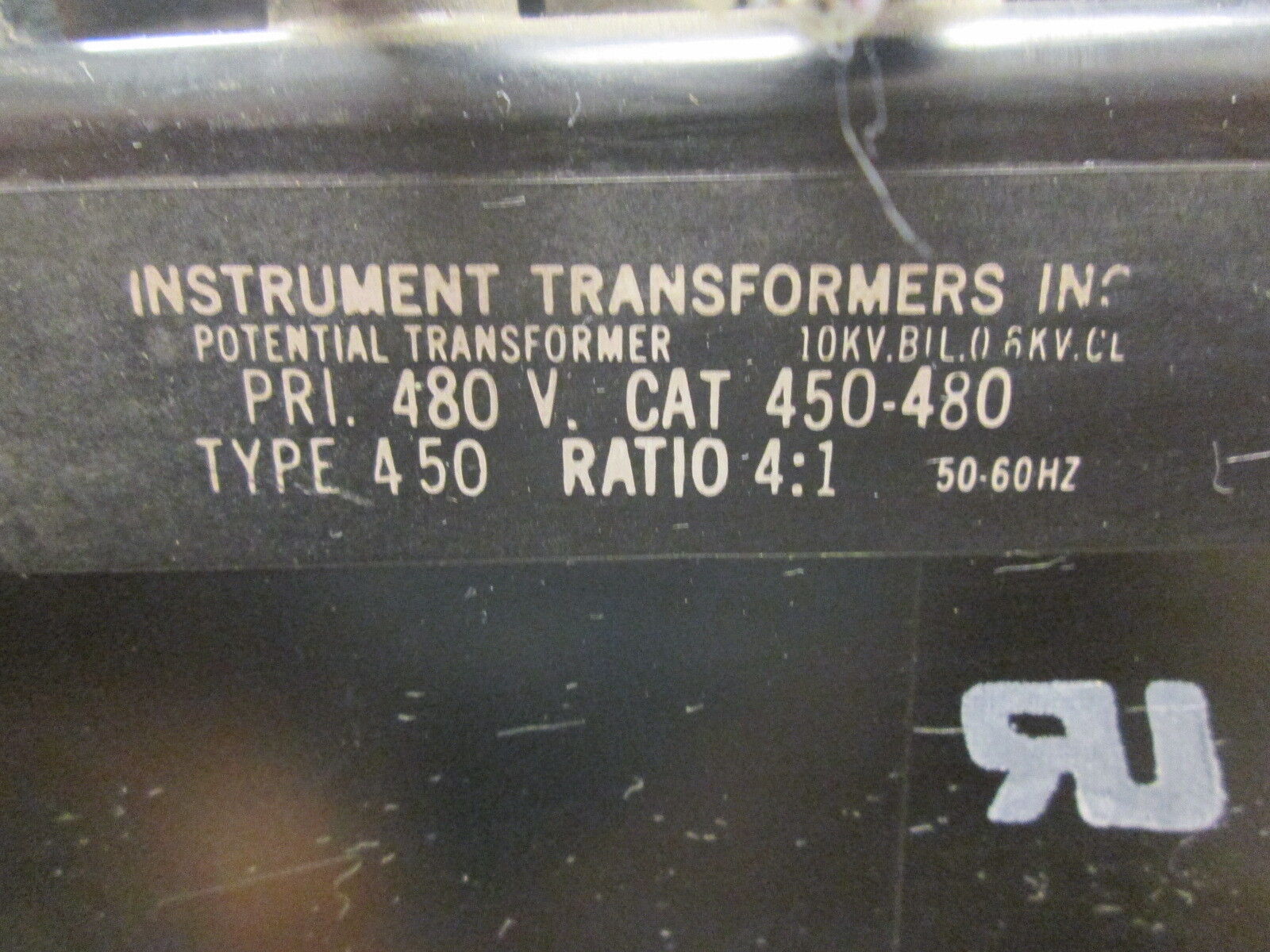 Instrument Transformers Potential Transformer 450-480 Ratio 4:1 Pri:460V 50-60Hz