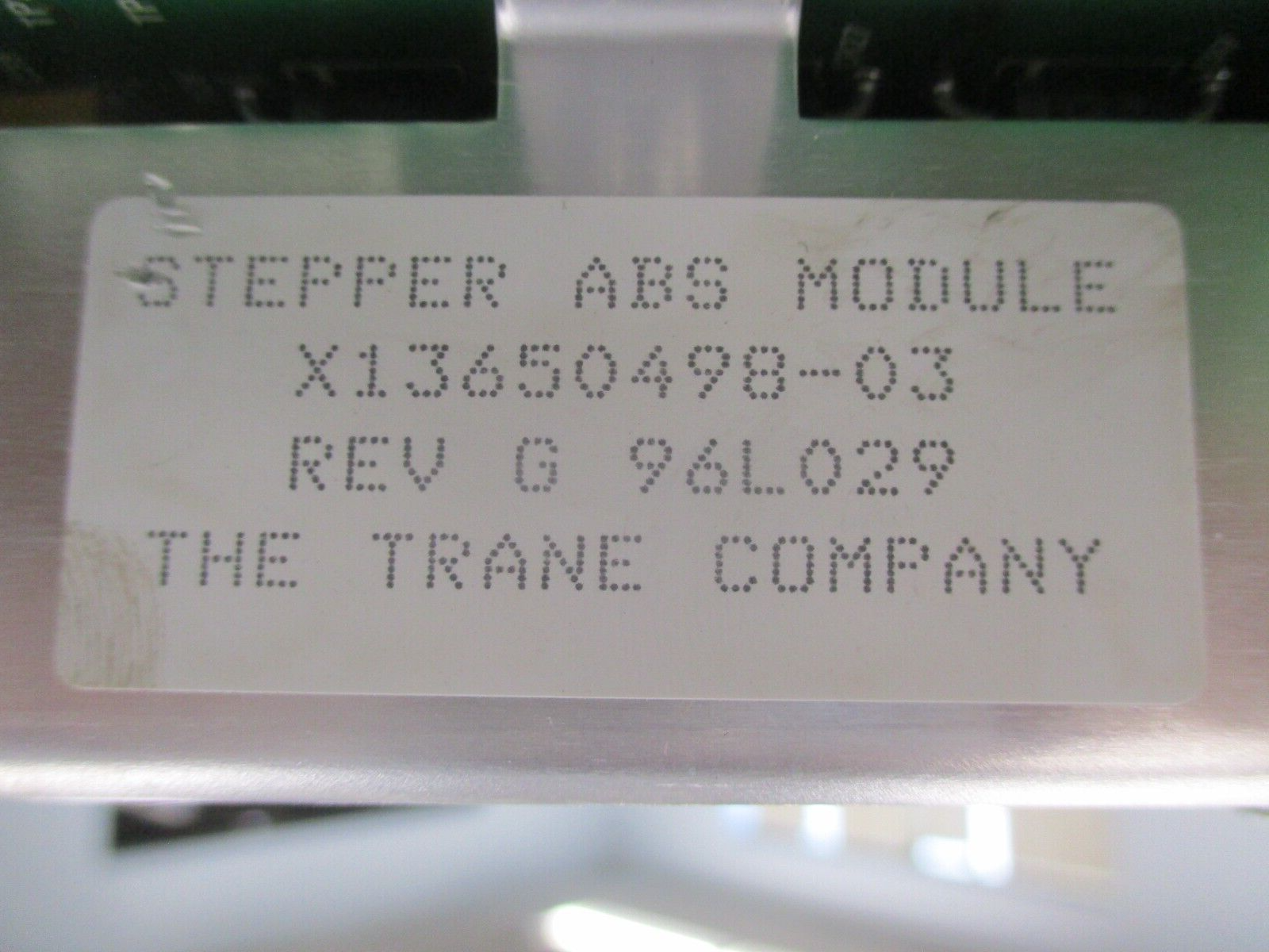 Trane Stepper ABS Module X13650498-03 Rev. G Used