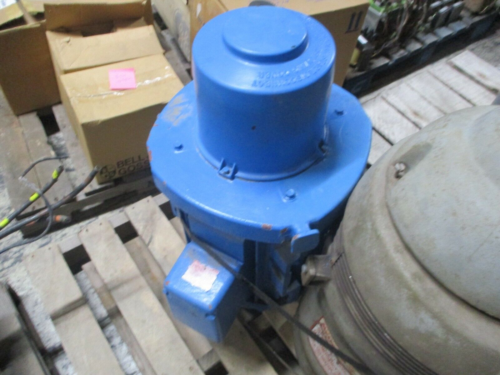 GE Vertical Mount Hollow Shaft Non-Reversing Motor 5KS286QNM4JE4A 30HP 1800RPM