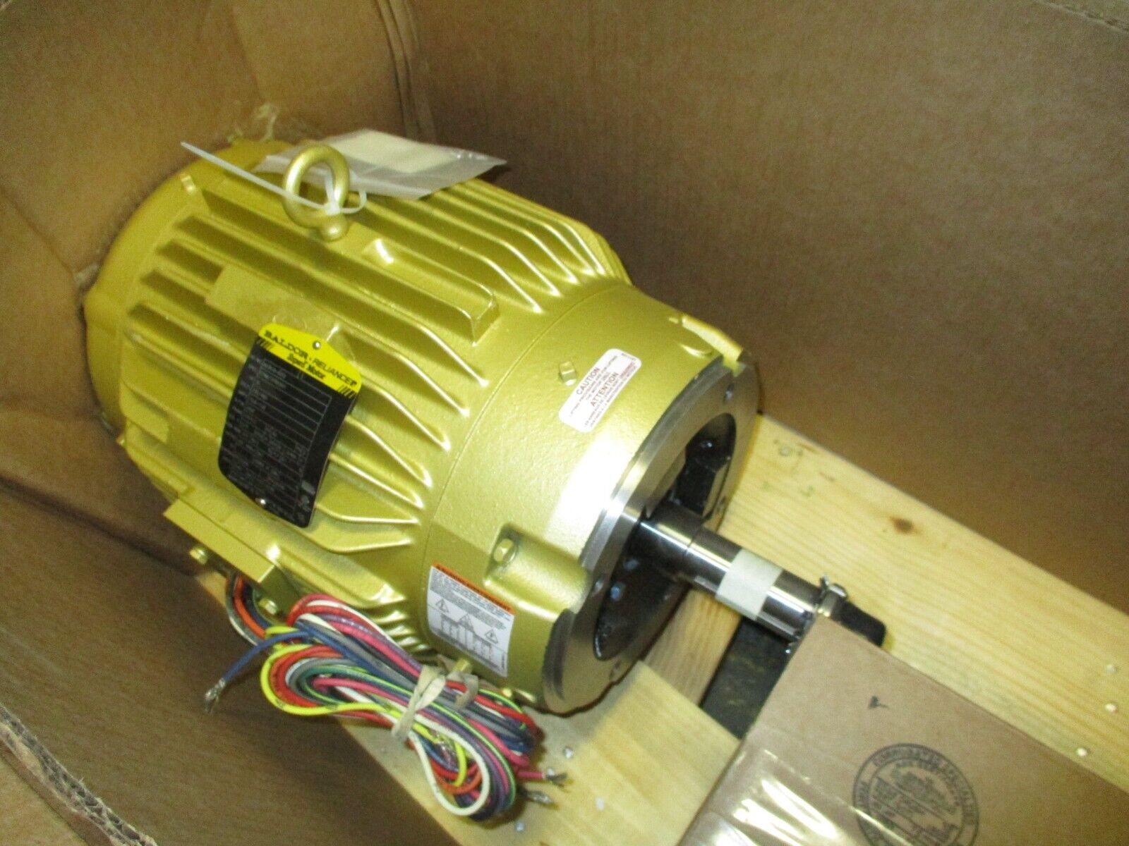 Baldor Motor 603618-4313 10HP 3600RPM 230/460V 23.6/11.8A 3Ph 60Hz New Surplus