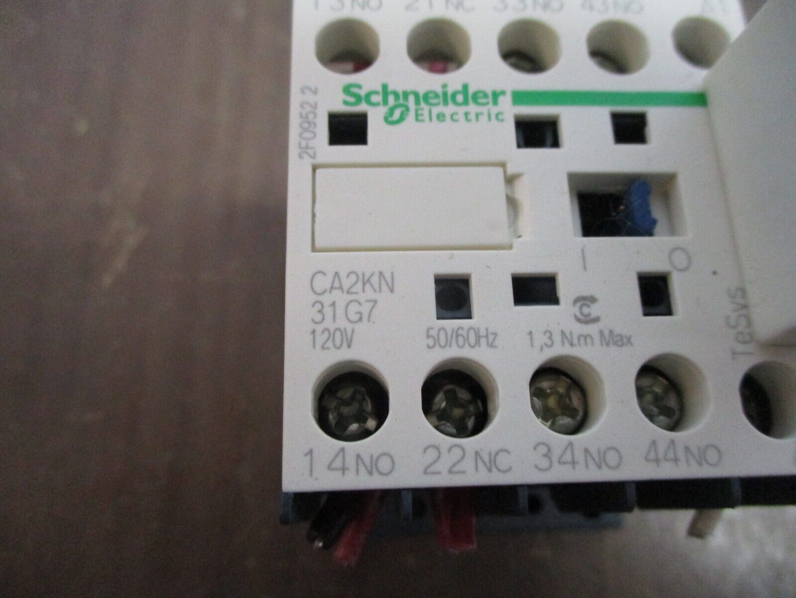 Schneider Electric Contactor CA2KN 31 G7 120V Coil w/ Suppressor Module Used