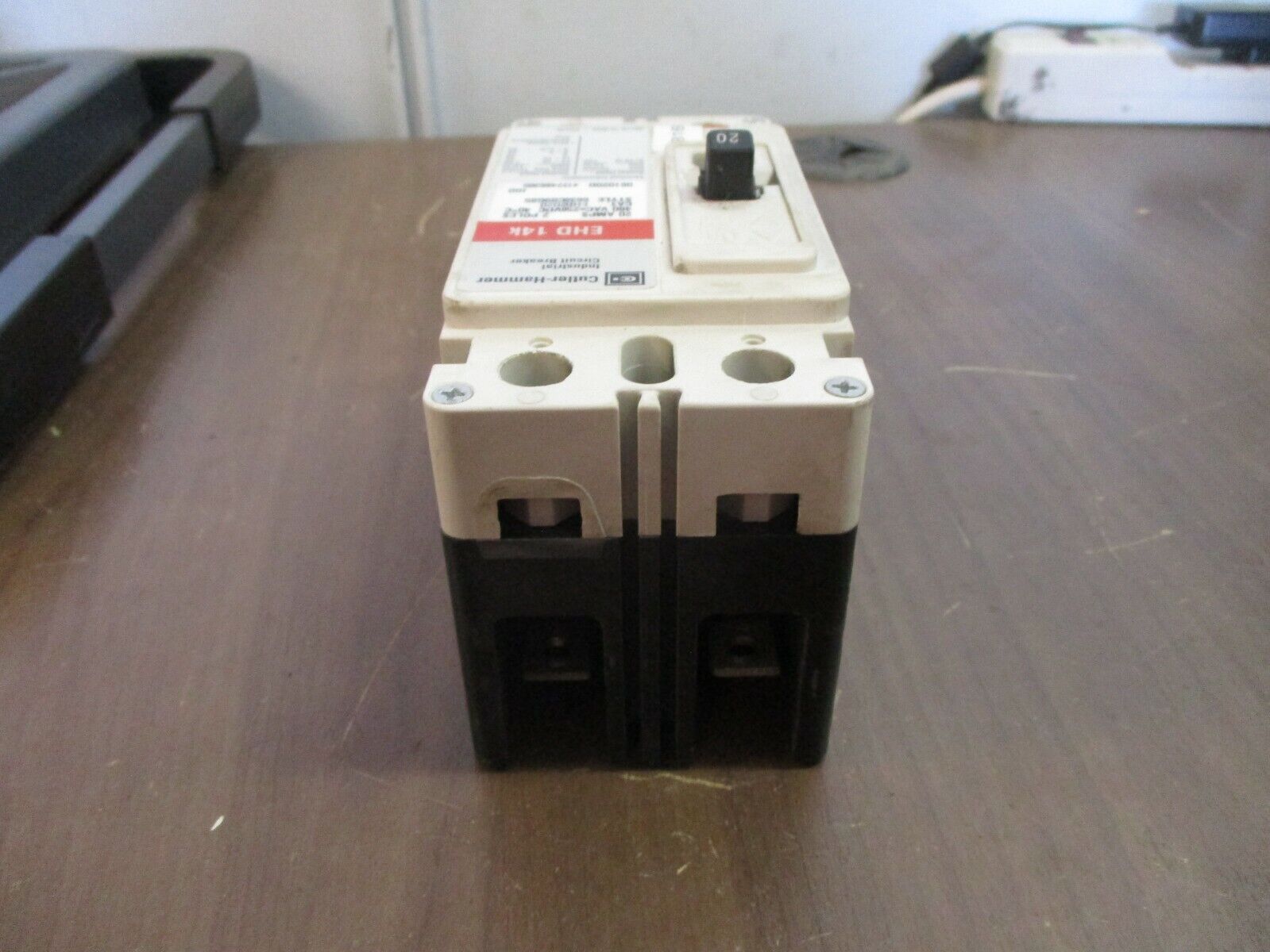 Cutler-Hammer EHD 14k Circuit Breaker EHD2020 20A 480V 2P Used