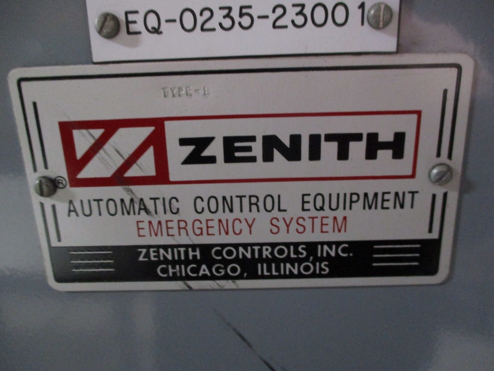 Zenith Automatic Transfer Switch ZTSHU40EC-5AALLST.6B *Missing Door Arc Shield*