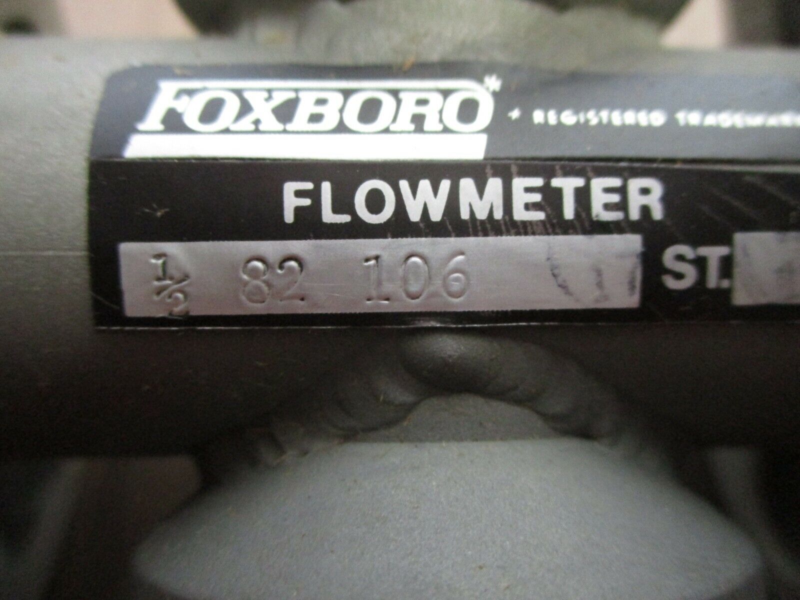 Foxboro Flowmeter 1/2-82-106 *No Box* New Surplus