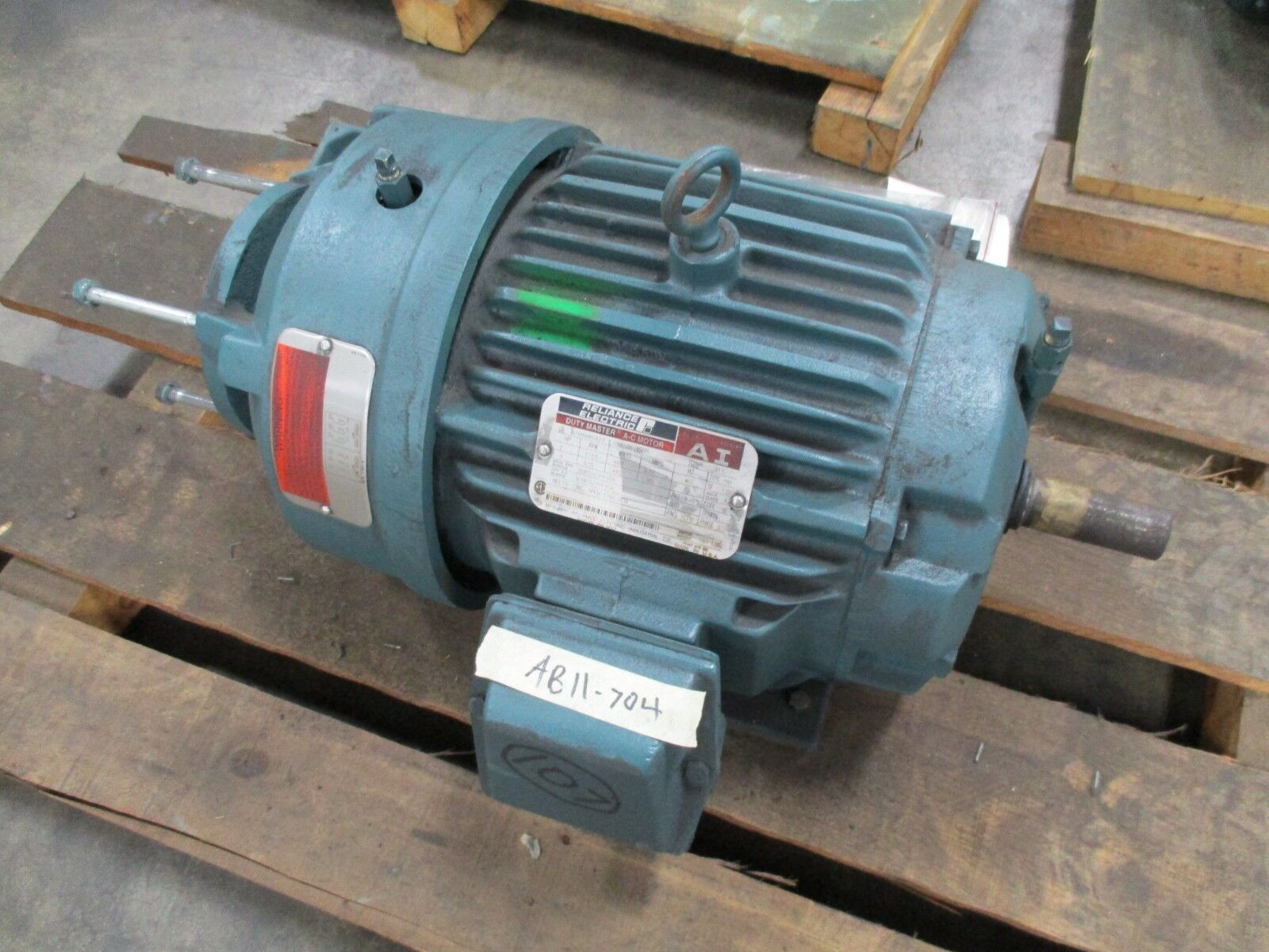 Reliance AI Duty Master AC Motor 01MAN80623 G 001 DC 0.2/0.5HP New Surplus