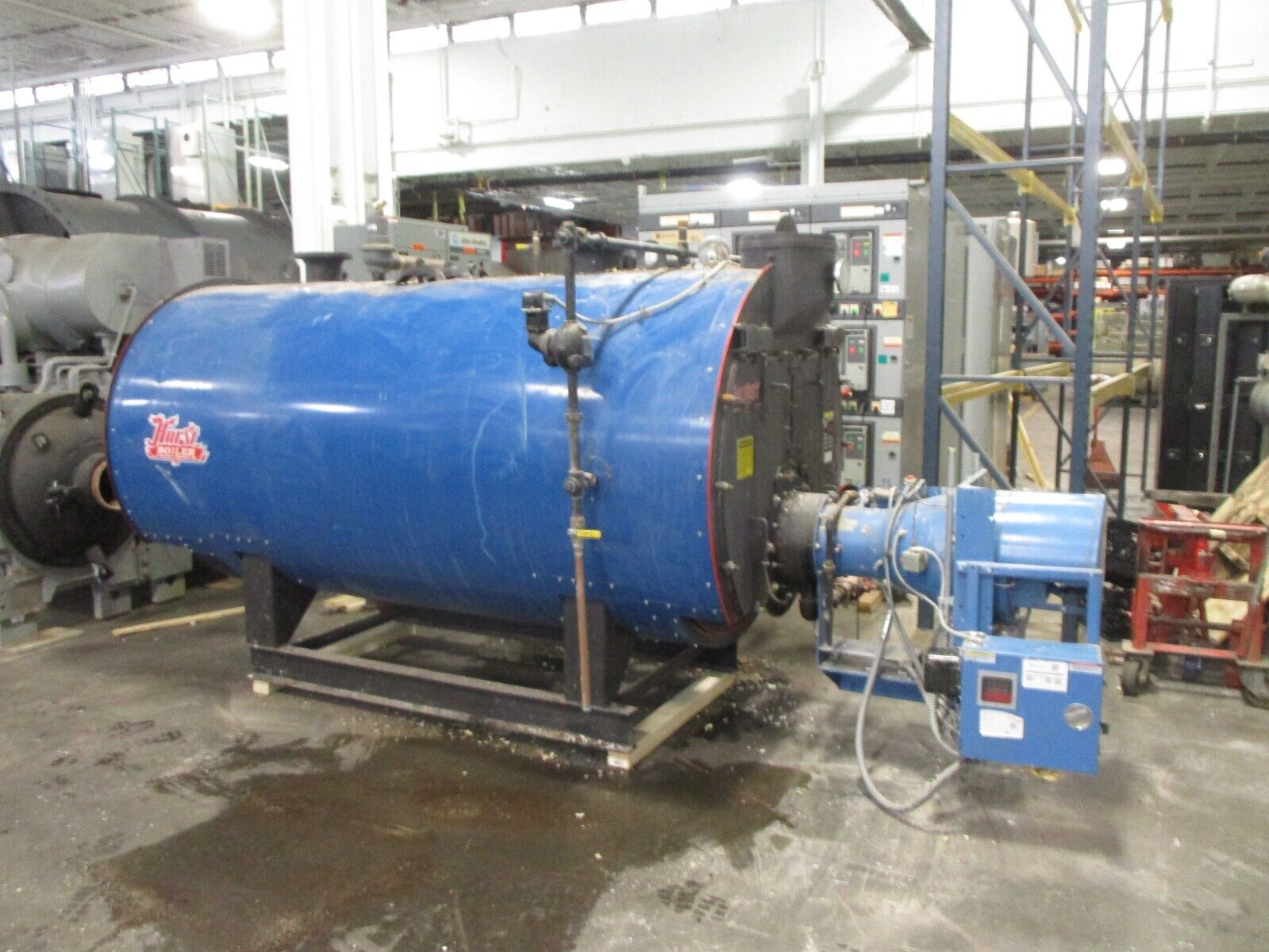 Hurst Series 500 Firetube Boiler 100HP 500 SQ FT Heating Surface MFD 2005 Used