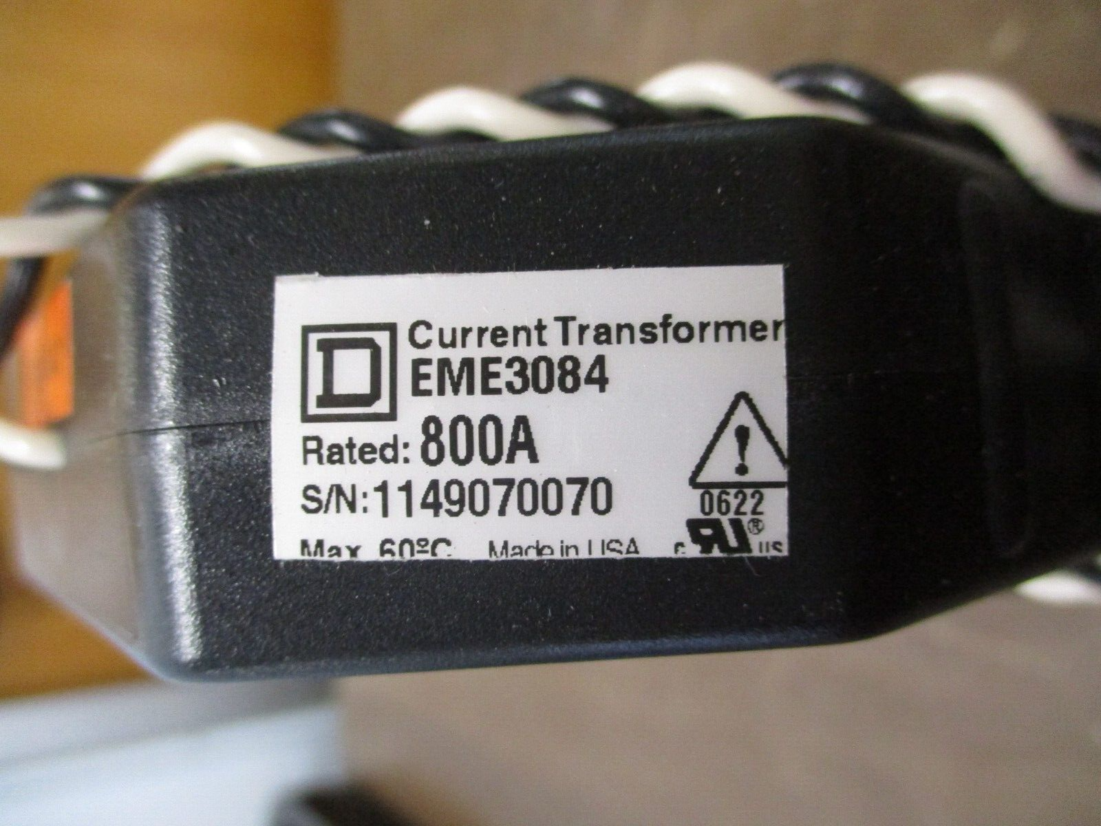 Square D Current Transformer EME3084 800A Used