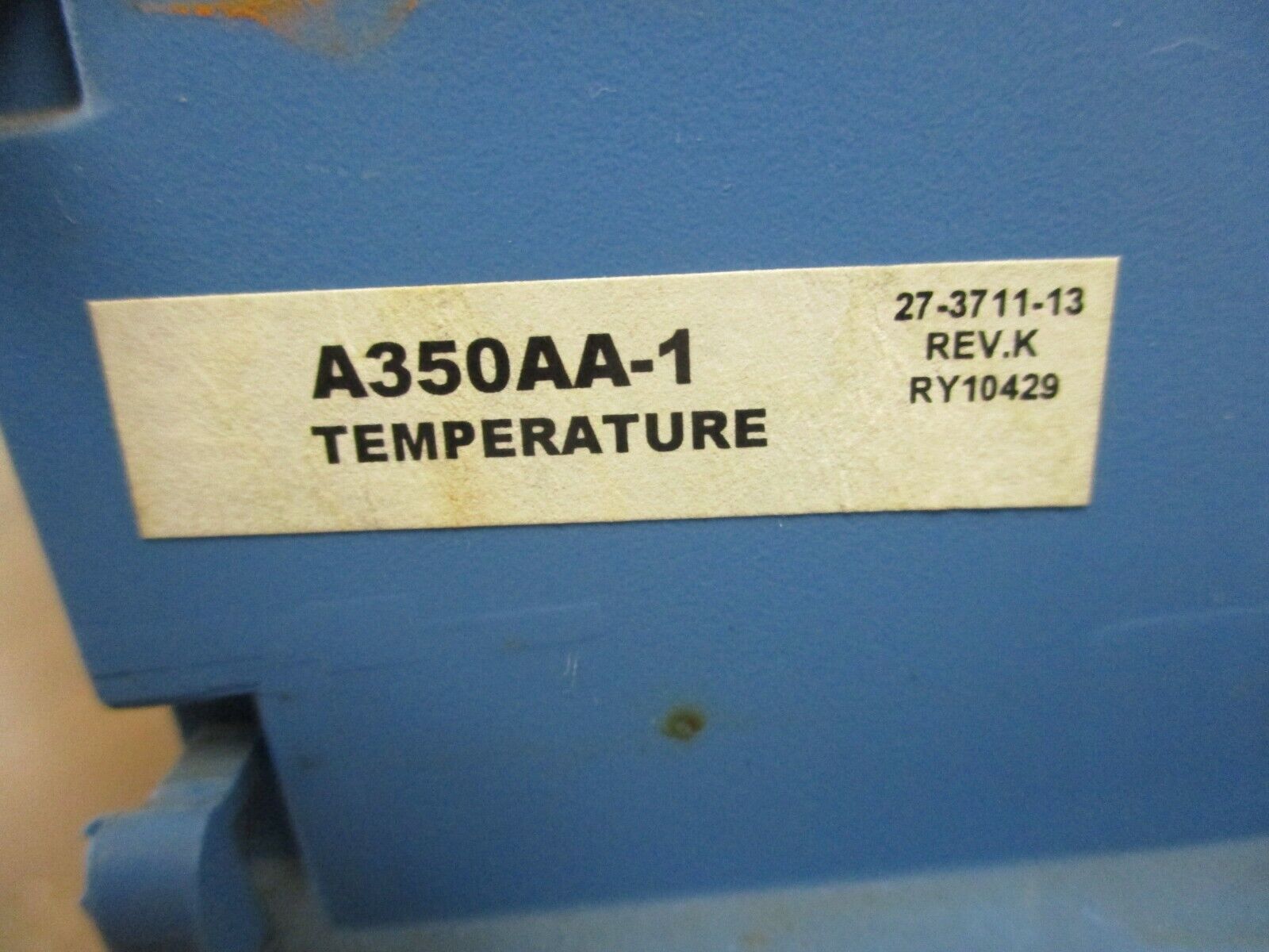 Johnson Controls Temperature Control Module A350AA-1 Rev. K Used