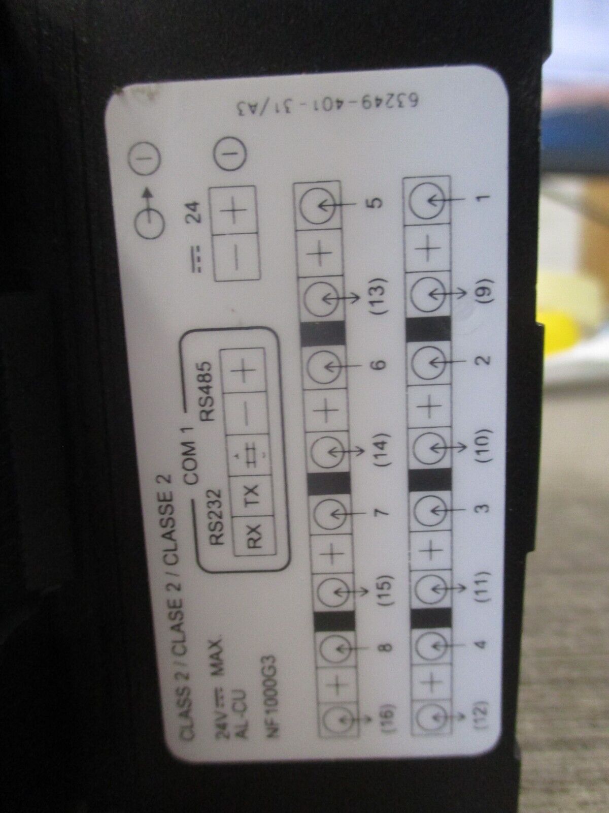 Square D PowerLink G3 Controller NF1000G3 24V Max *No Terminal Screw* Used