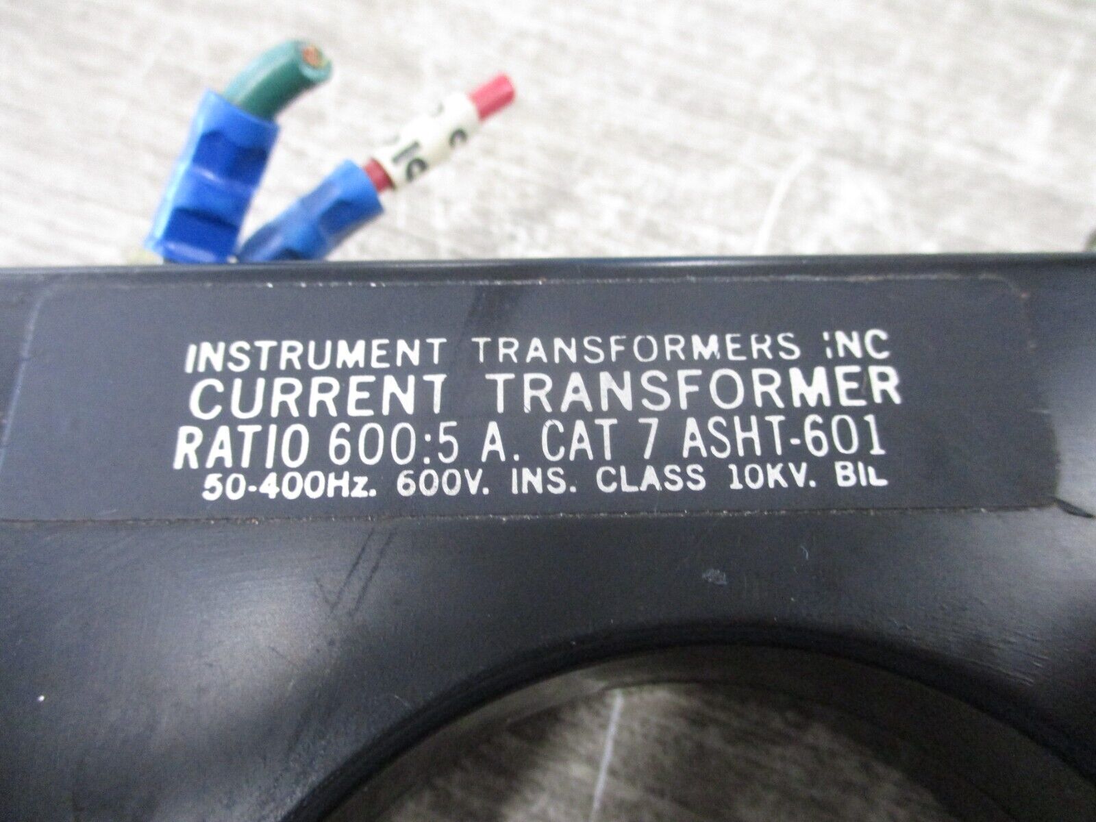 Instrument Transformers Current Transformer 7 ASHT-601 Ratio 600:5A 600V