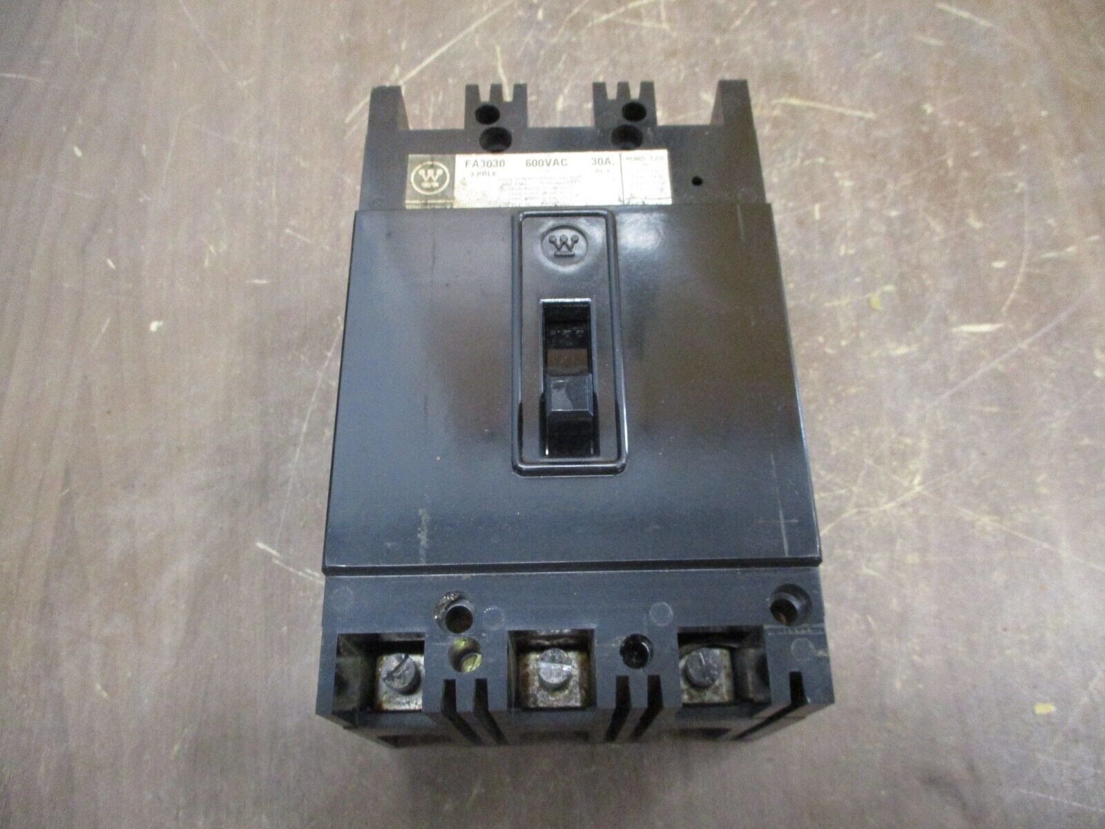 Westinghouse Circuit Breaker FA3030 30A 600V 3P Used