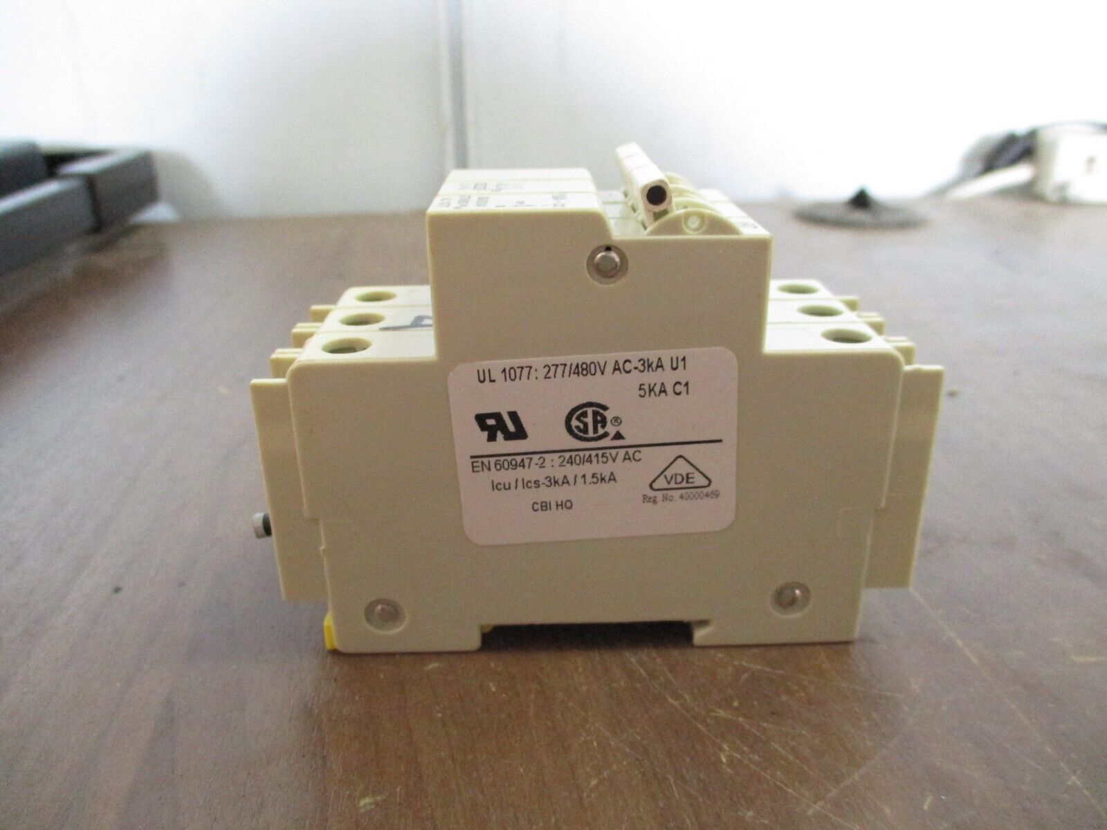 CBi Circuit Breaker QZ-3(13)-D-10 10A 277/480V 3P Used