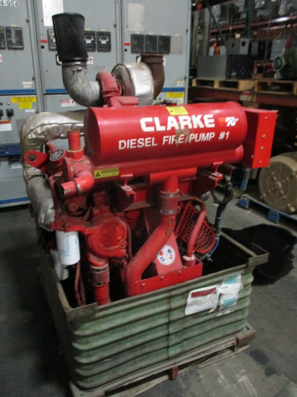 Detroit Diesel DDFP-L6FA Series Diesel Engine 80647412 6-Cylinder 444.7hrs Used