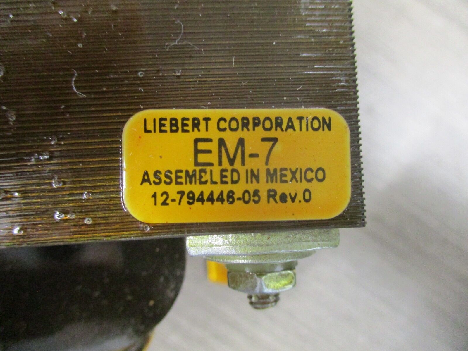 Liebert Transformer 12-817916-00 Rev. 10 Pri :  460/480-575-600 V Used