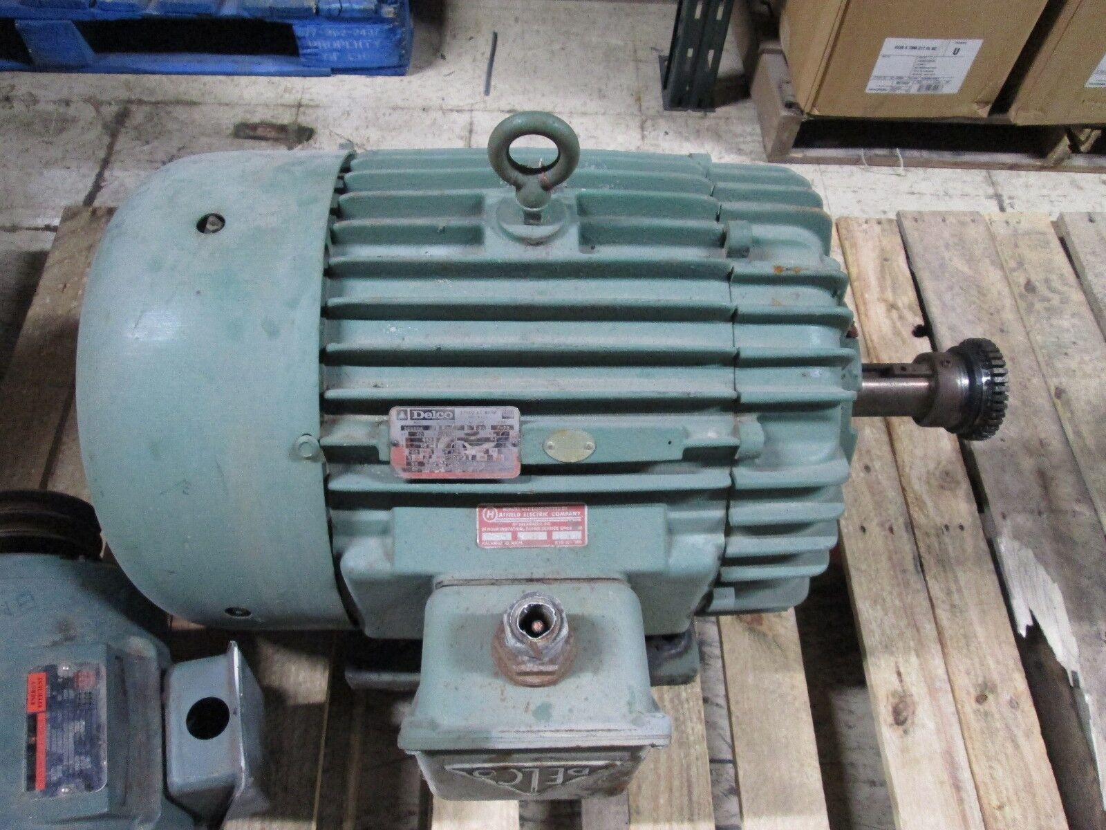 Delco AC Motor 2G6154 50HP 1775RPM 460V 56A 60Hz 3Ph 365U Frame Used