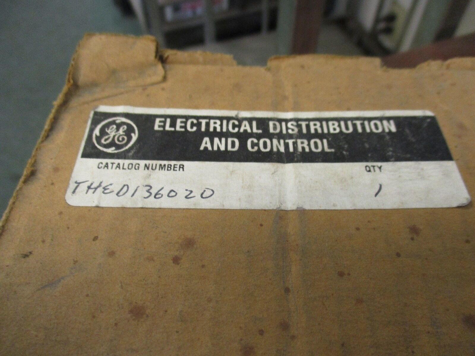 GE Hi-Break Circuit Breaker THED136020 20A 600V 3P New Surplus