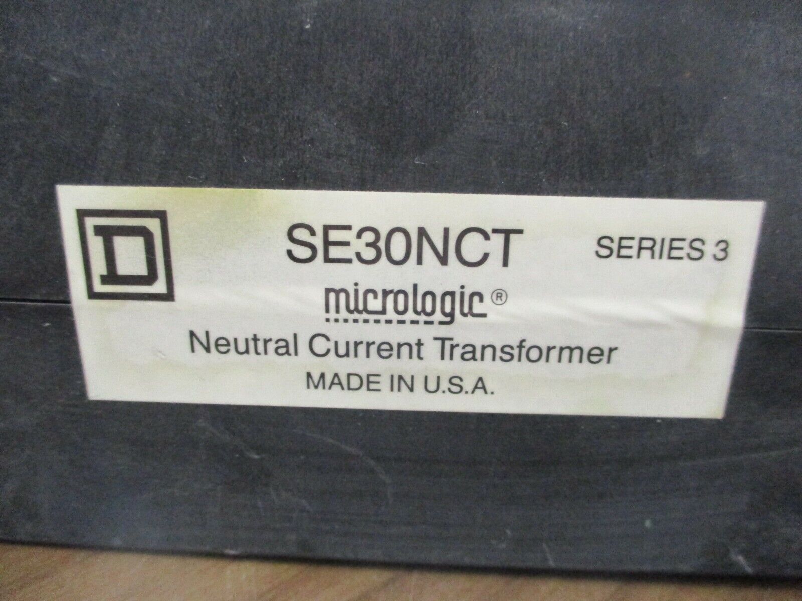 Square D Neutral Current Transformer 48162-142-51 *Cracked* Used