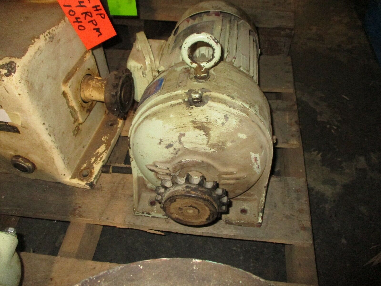 Louis Allis Gearmotor 4Q35/485 1.5HP 1750RPM In Ratio: 14.0 Used