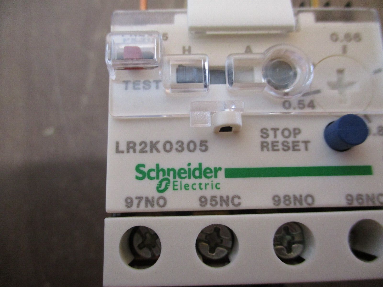 Schneider Electric Solid State Overload LR2 K0305 Trip: 0.54-0.8A New Surplus