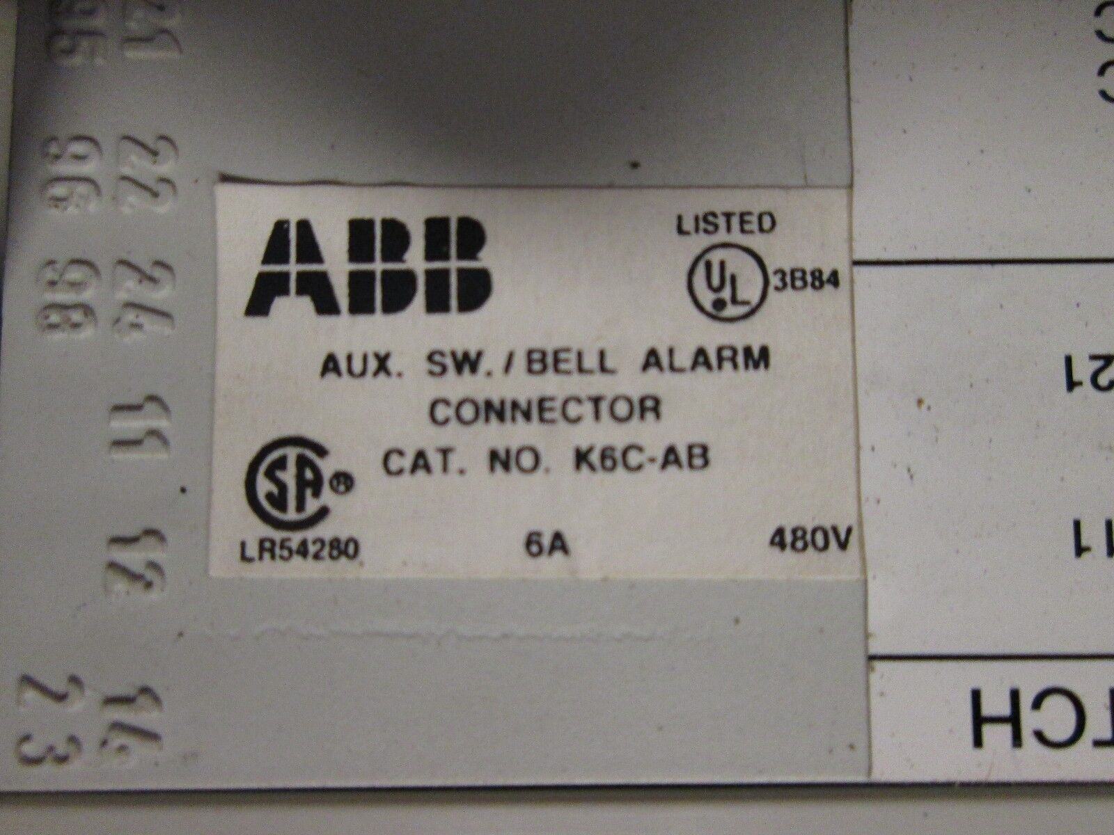 ABB Breaker Disconnect Switch S4H SACE S4 3P 250A 600V *Loose Trip Unit* Used