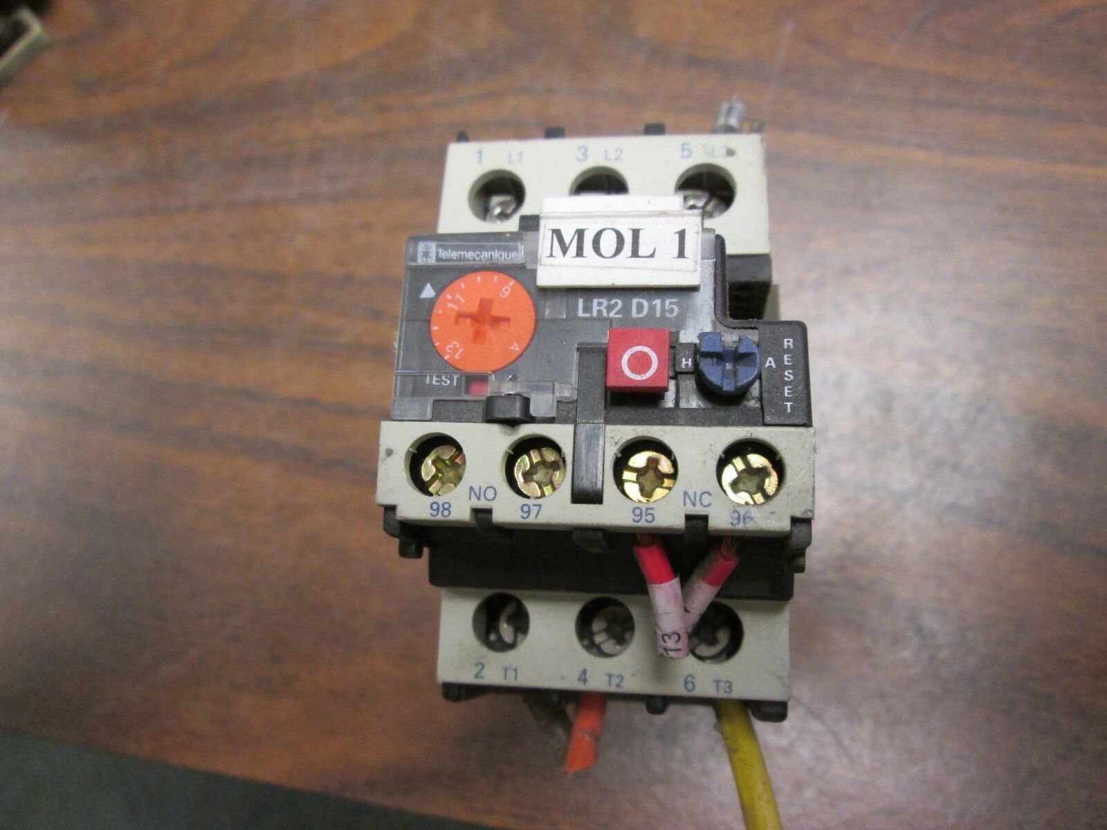 Telemecanique Overload Relay LR.D1516 9-13A 600V 3P Used