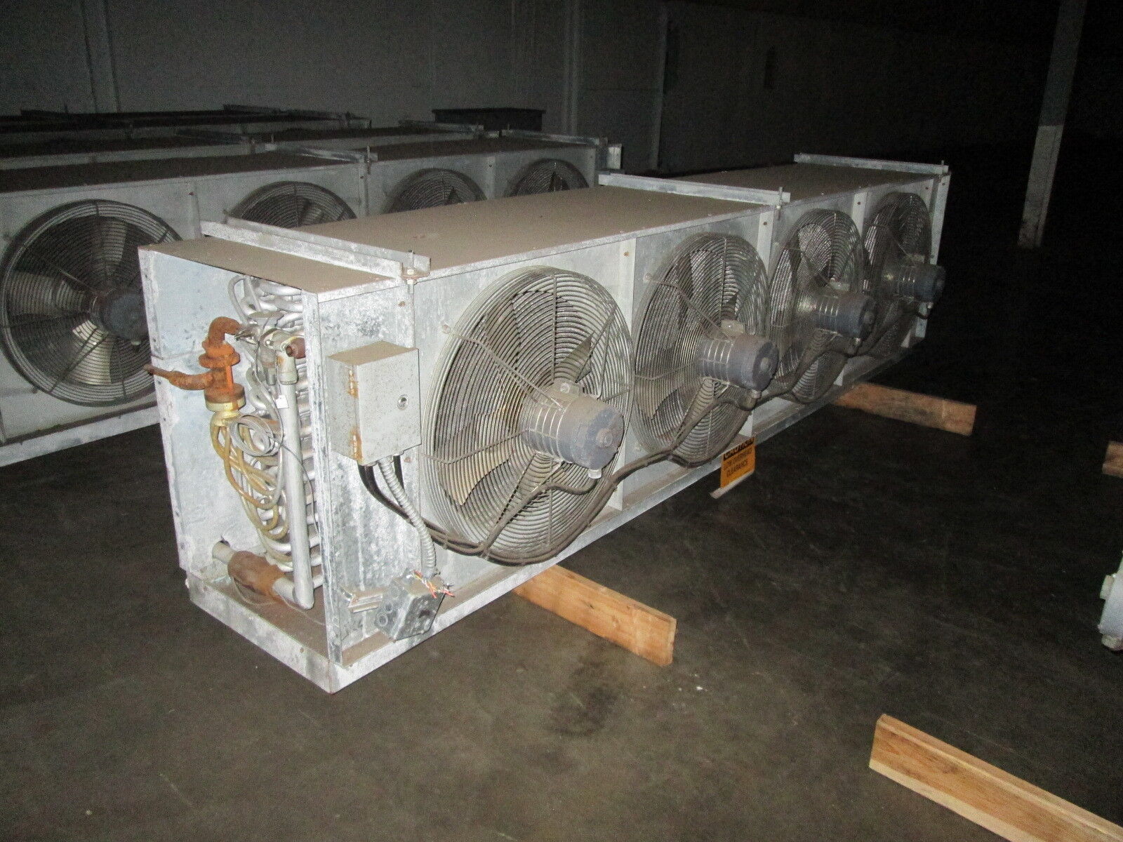 McCormack Ammonia Evaporator 74CD64CXAI-X-LEFT 4-Fan .3HP MFD: 1999 Used