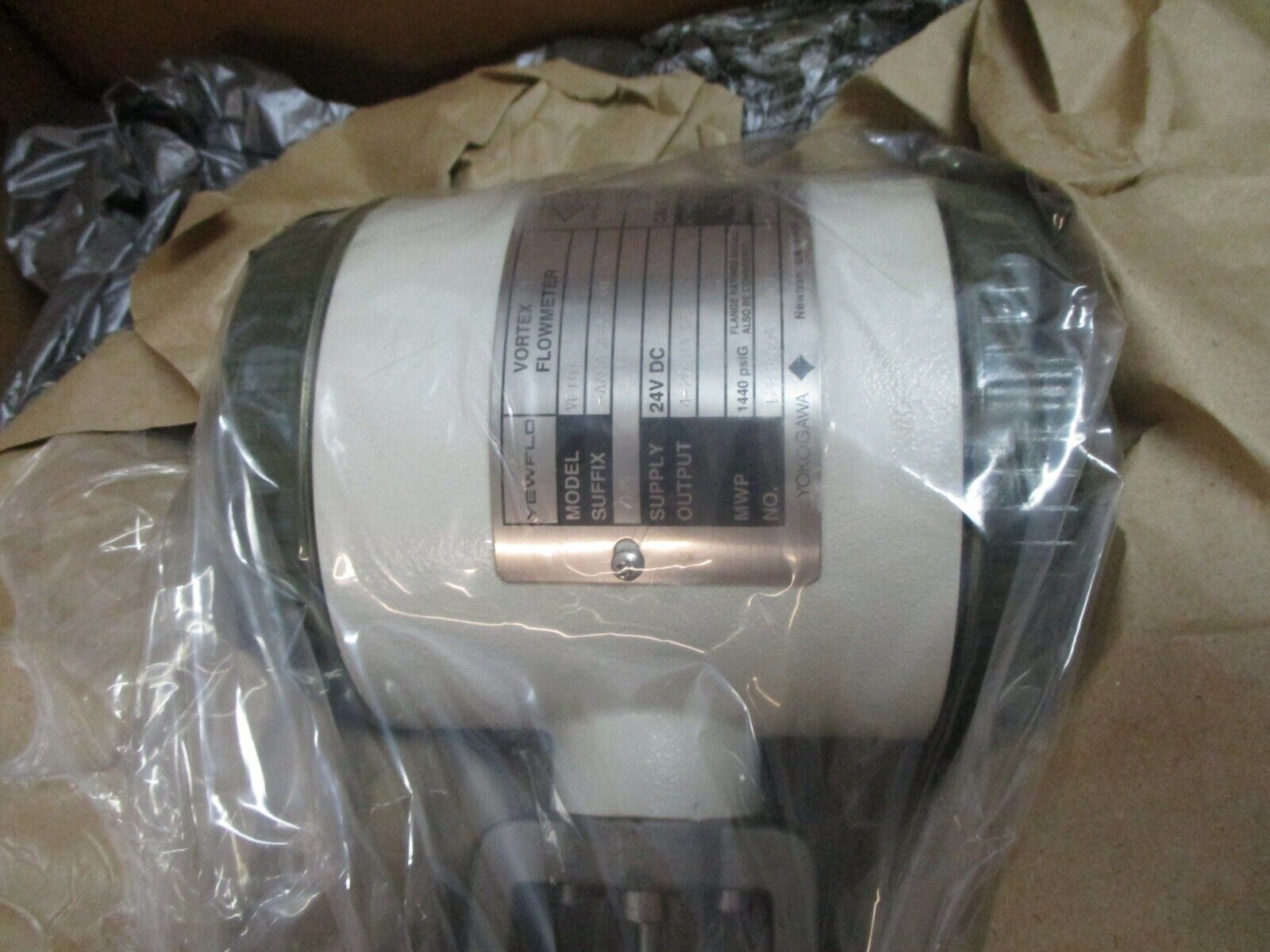 Yokogawa Yewflo Vortex Flowmeter YF101 AAUA3A-S353*E Supply: 24VDC 1440PSIG Max