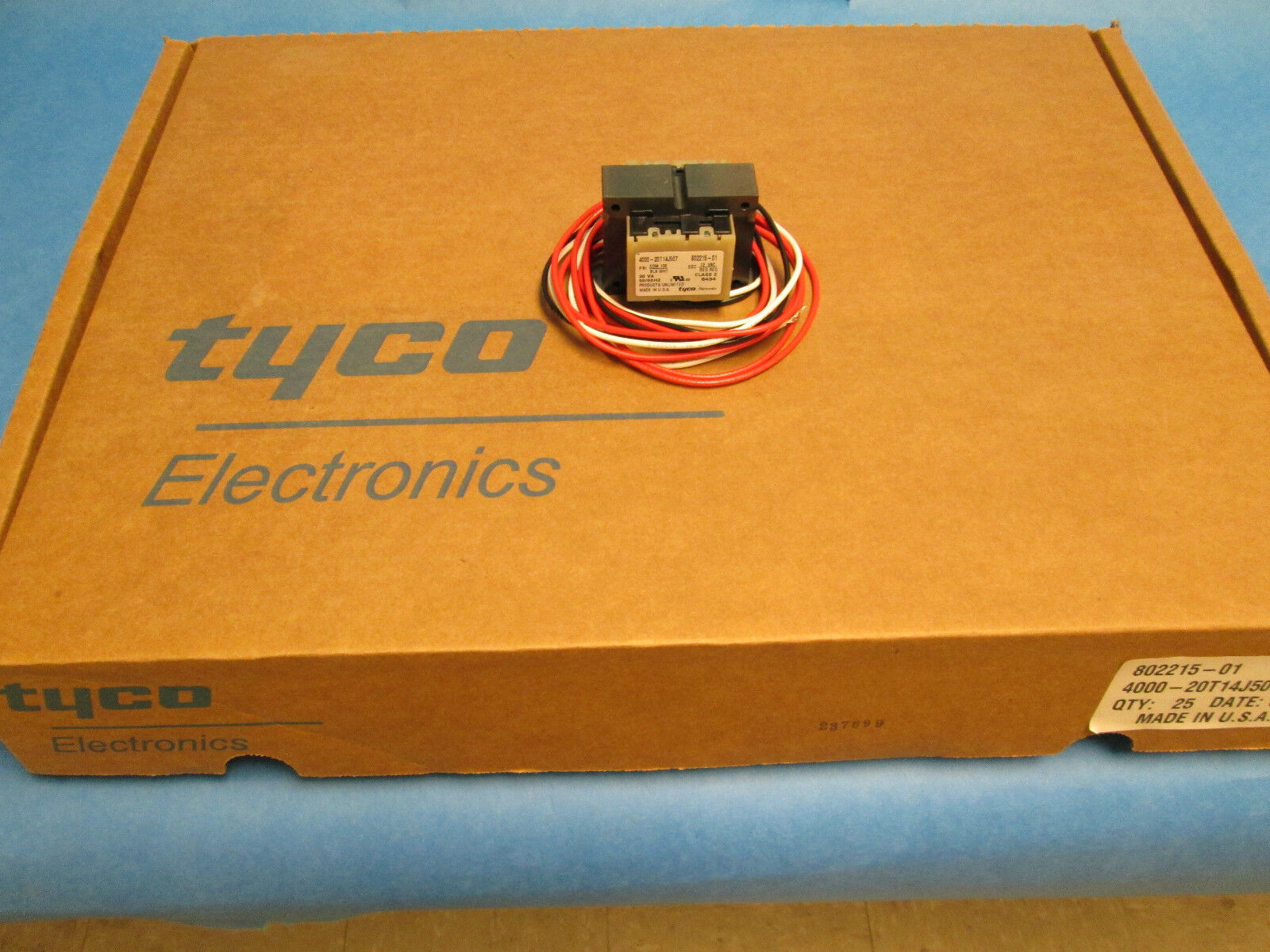 Tyco Electronics Control Transformer *Box Of 25* 120VAC to 12VAC 30Va 50/60Hz